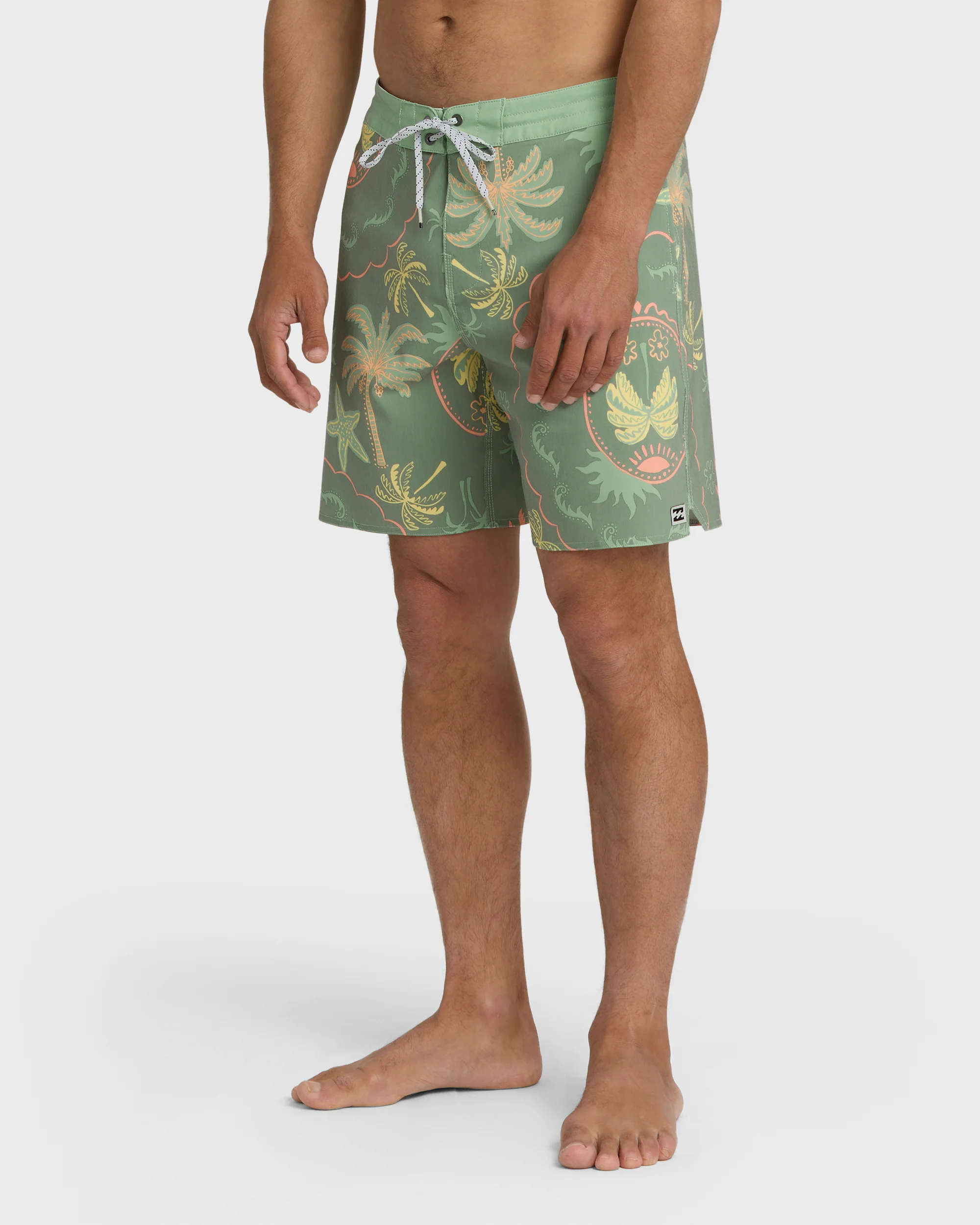Good Times Lo Tide 18" Boardshorts - Sea Spray Multi - Sea Spray - Image 3