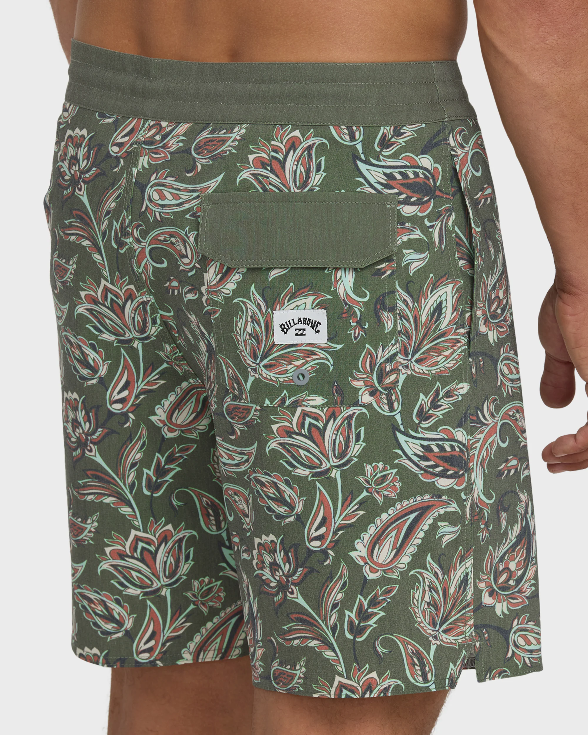 Good Times Lo Tide 18" Boardshorts - Winter Moss - Image 5