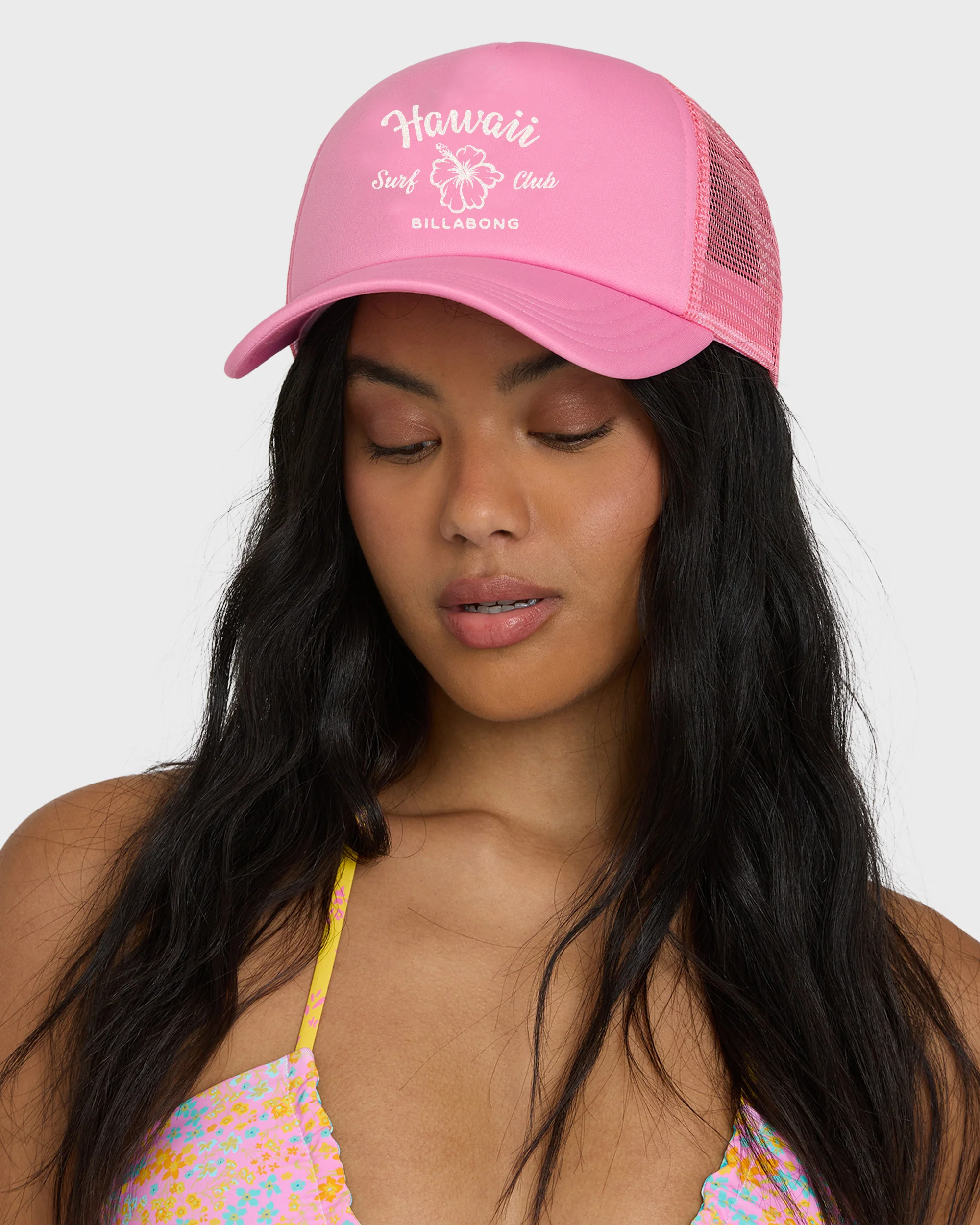 Grandpa Hawaii Trucker Hat - Party Pink - Image 2