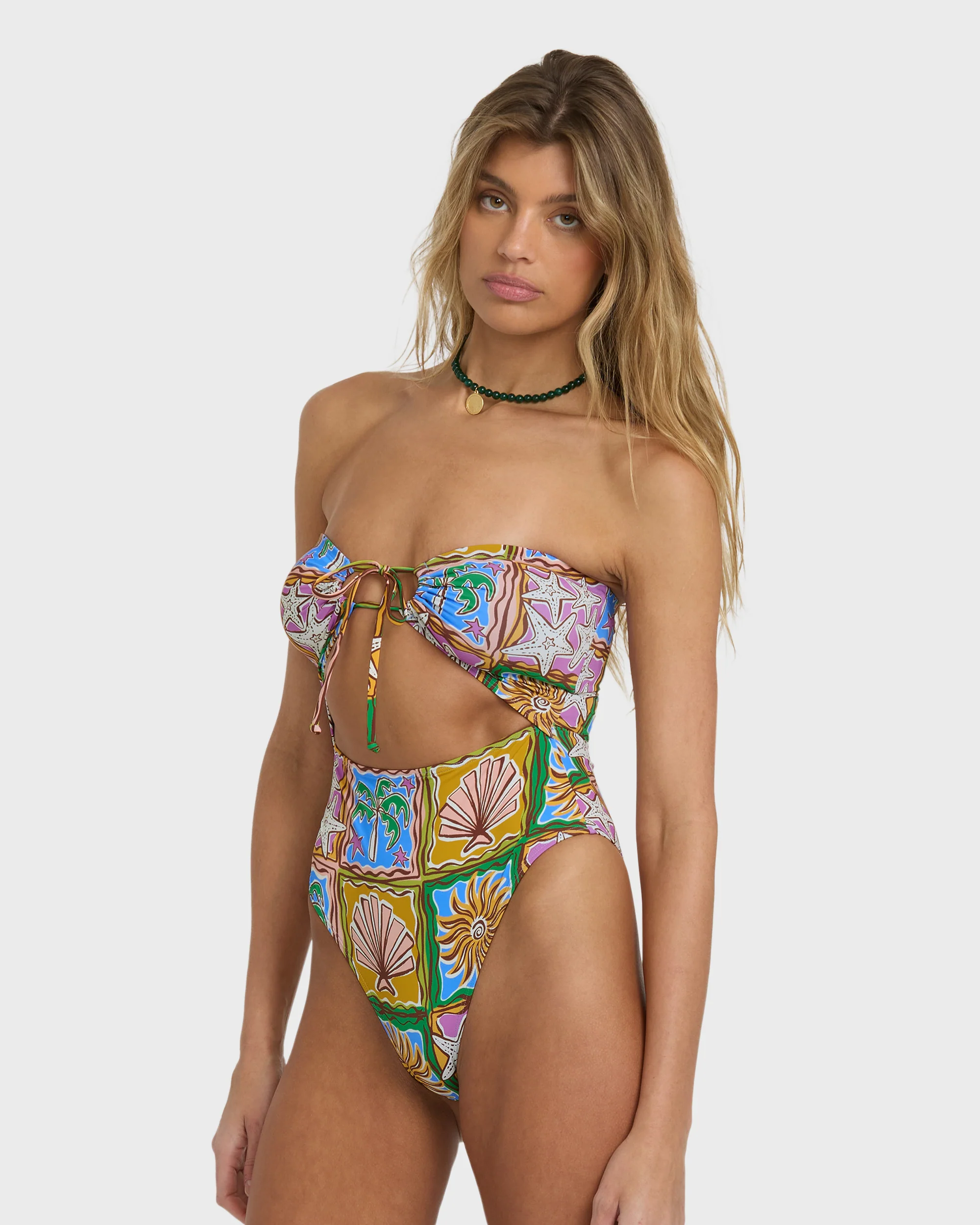 Heat Dream Andrew Hi One-piece Swimsuit - Multi - Image 5