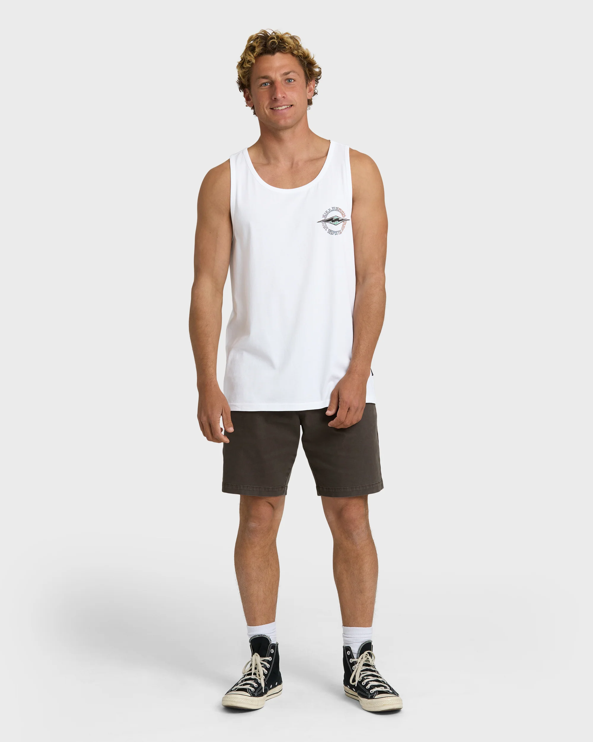 Hollow Diamond Tank - White - Image 4