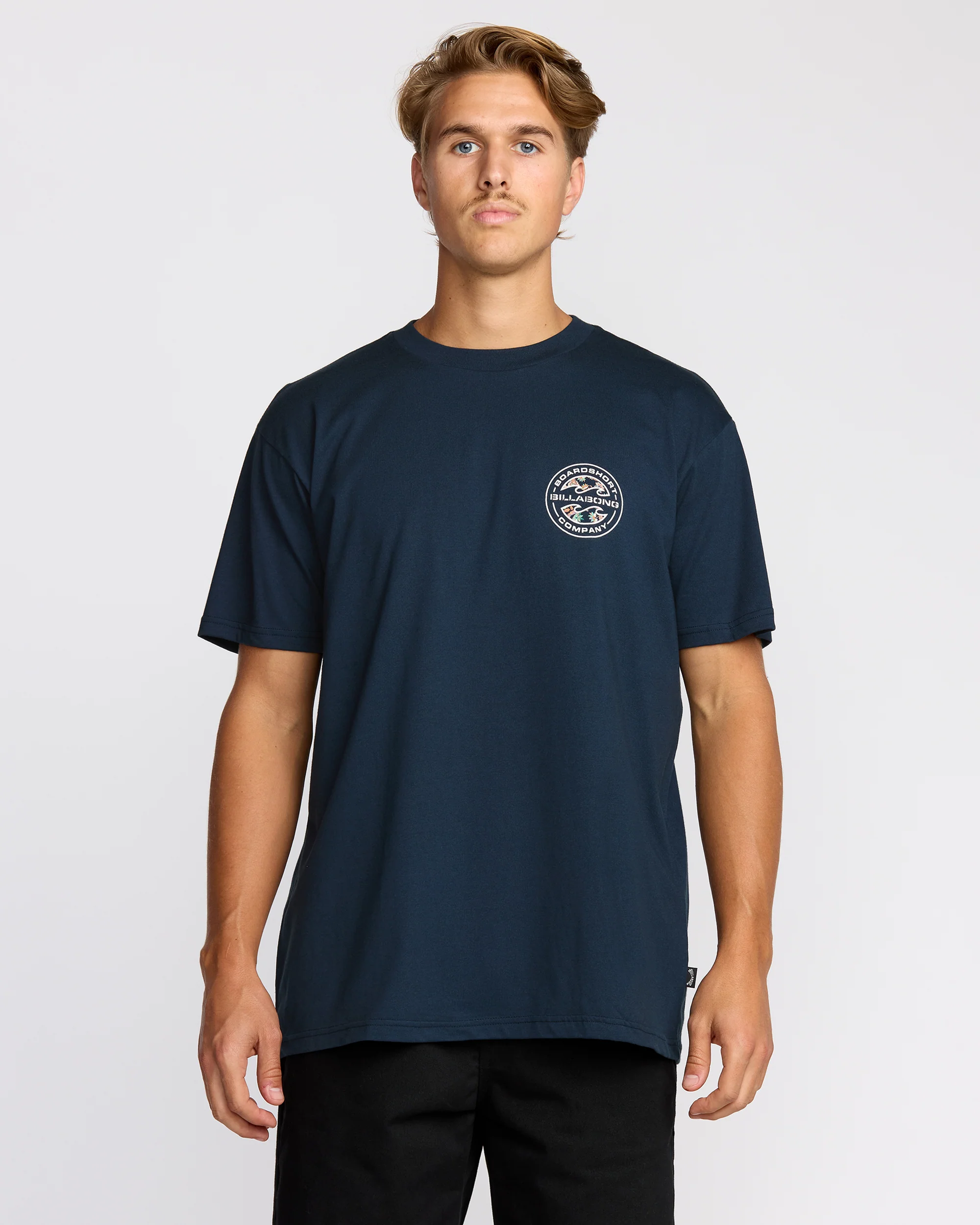 Hollow Premium Short Sleeve T-Shirt - Navy - Image 2