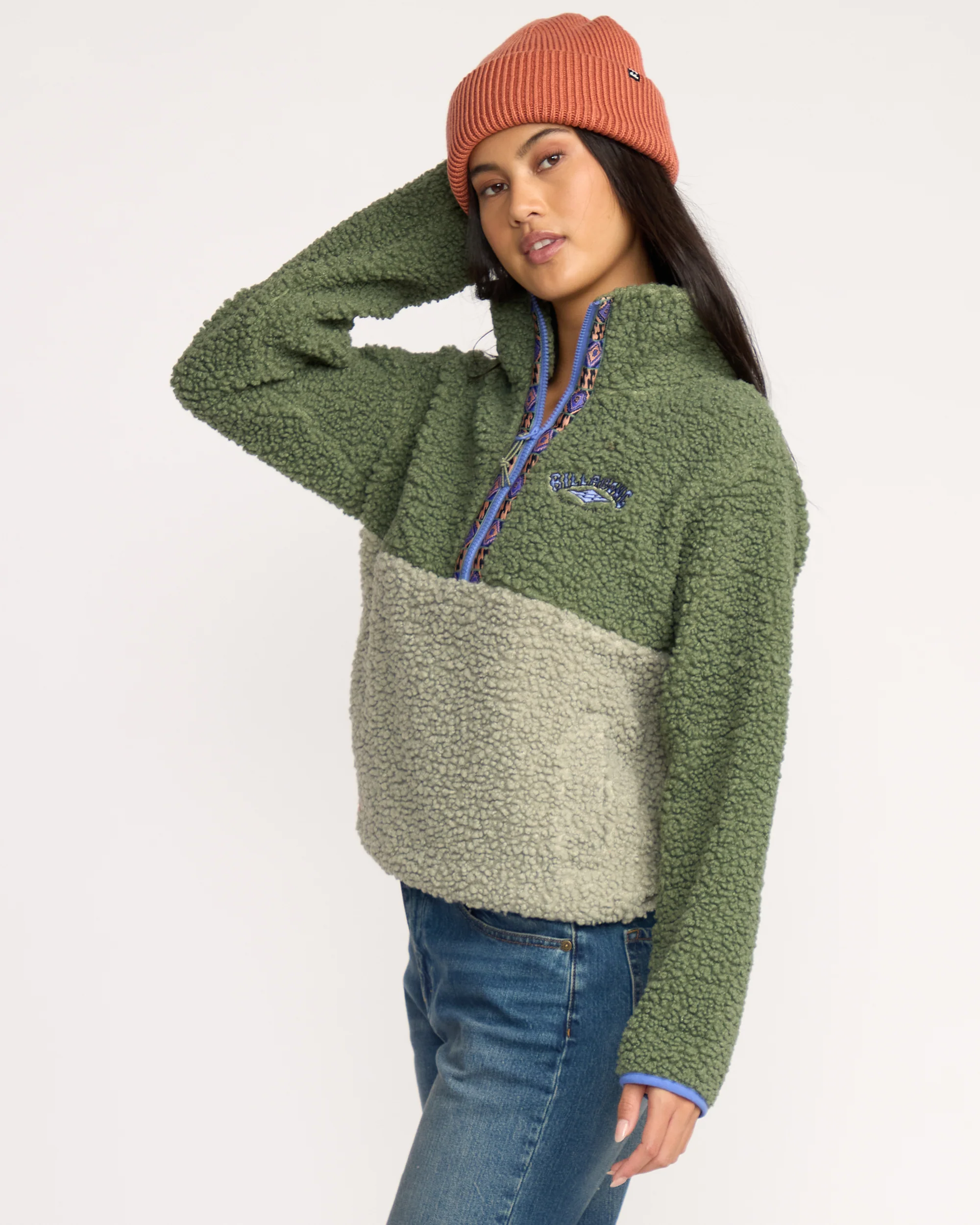 A/Div Horizon Mock Neck Half Zip Sweatshirt - Treehugger - Image 4
