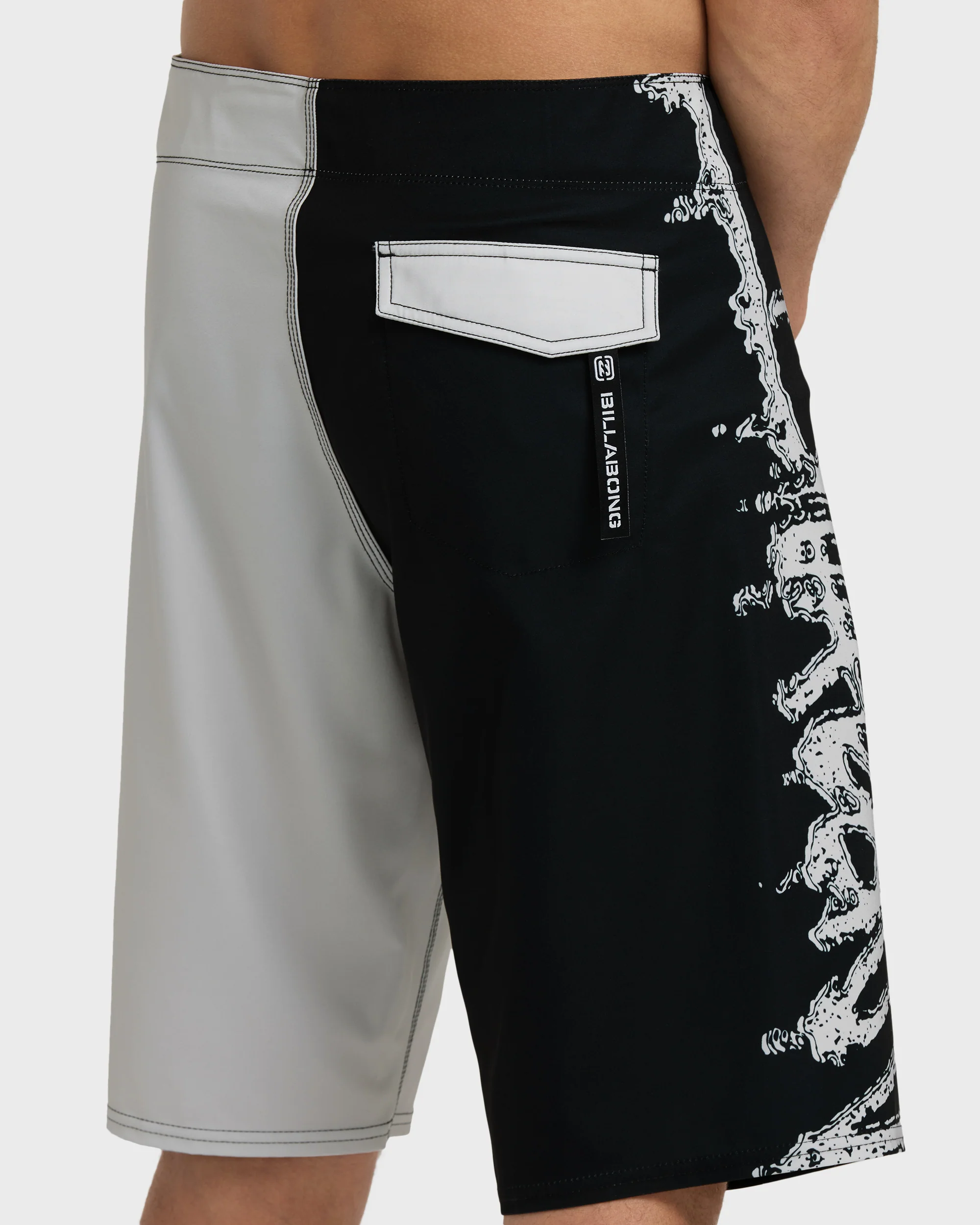 Inverted Pro 22" Boardshorts - Washed Black - Image 5