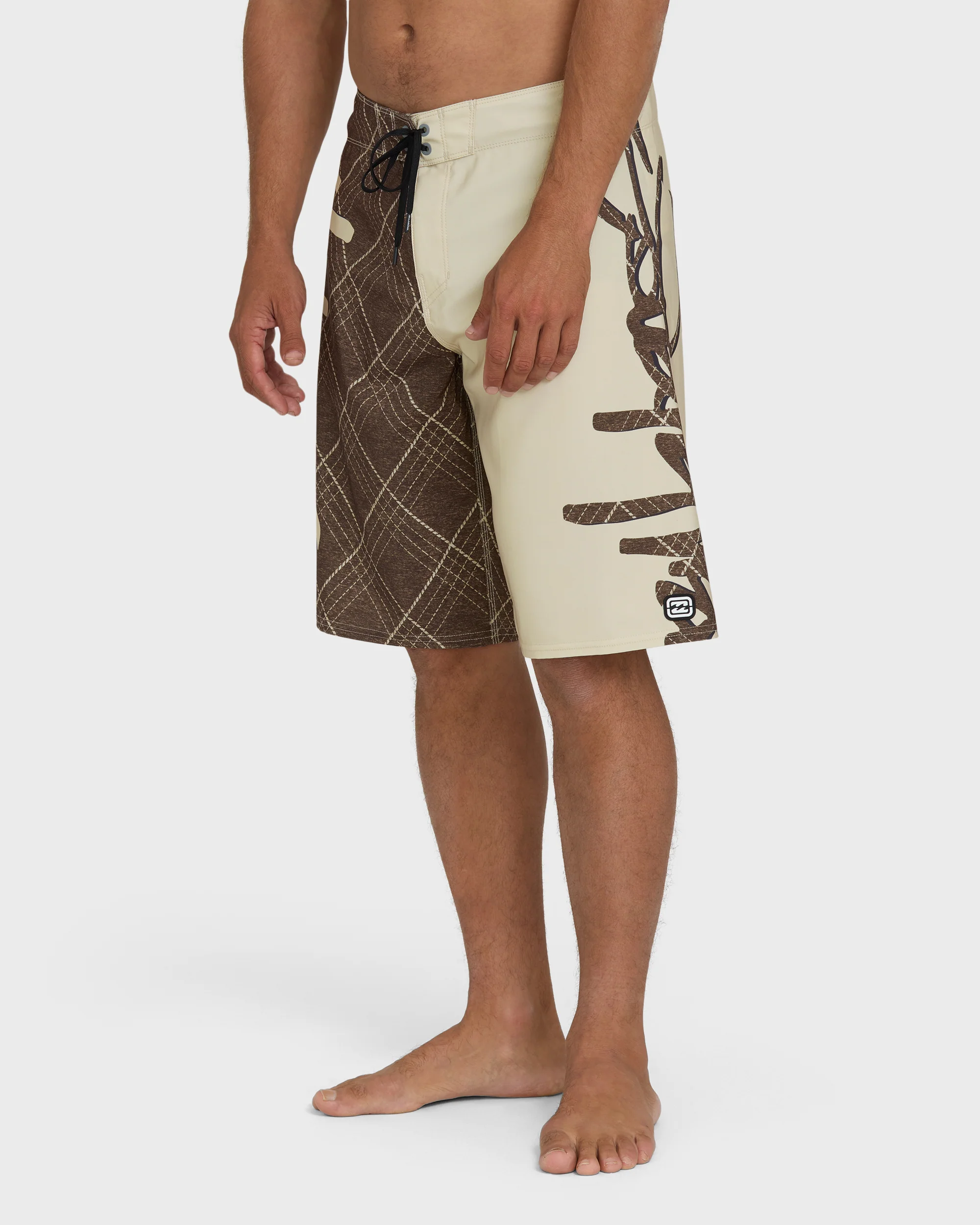 Inverted Pro 22" Boardshorts - Oatmeal - Image 3