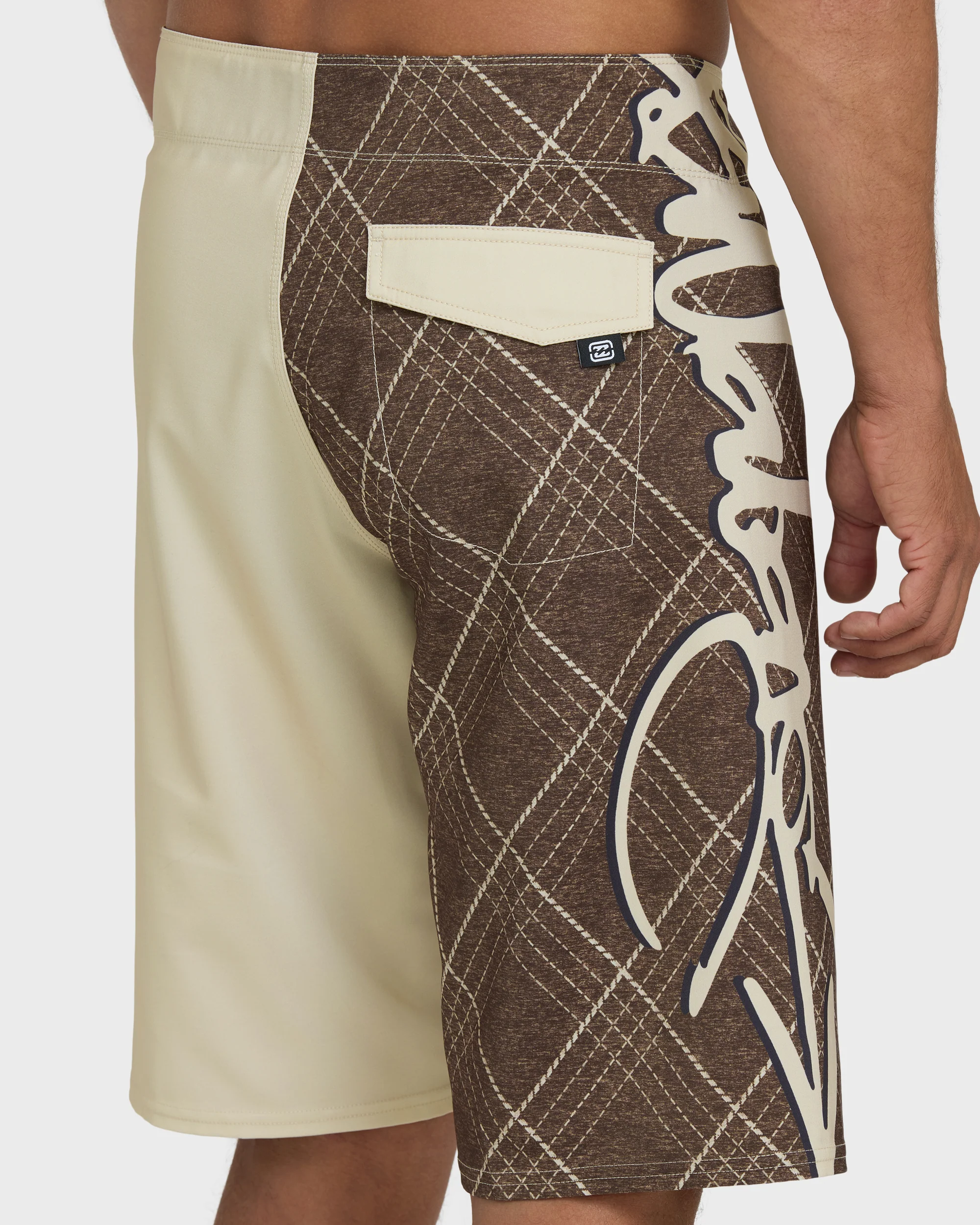 Inverted Pro 22" Boardshorts - Oatmeal - Image 5
