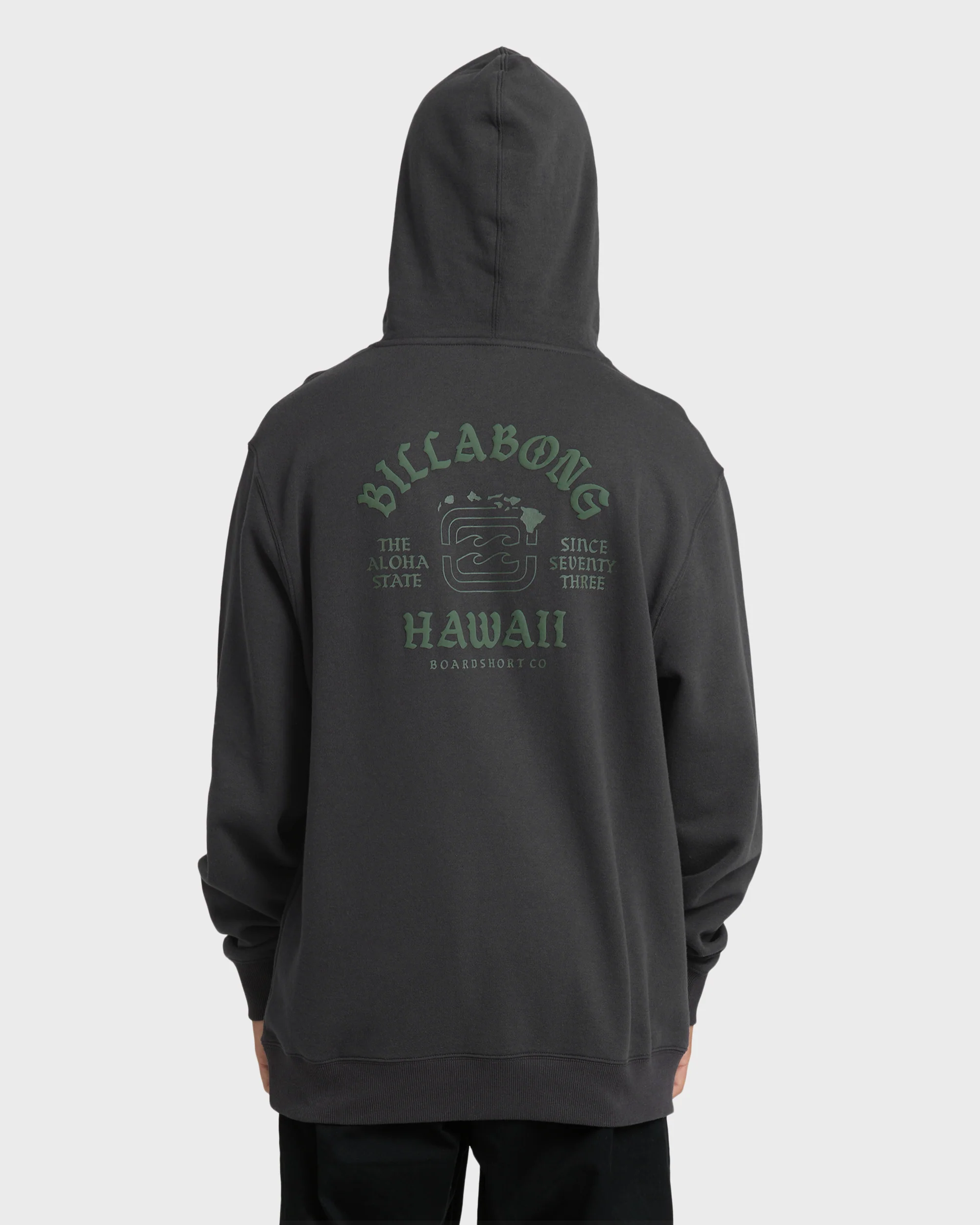 Island Chain Hawaii Pullover Hoodie - Black
