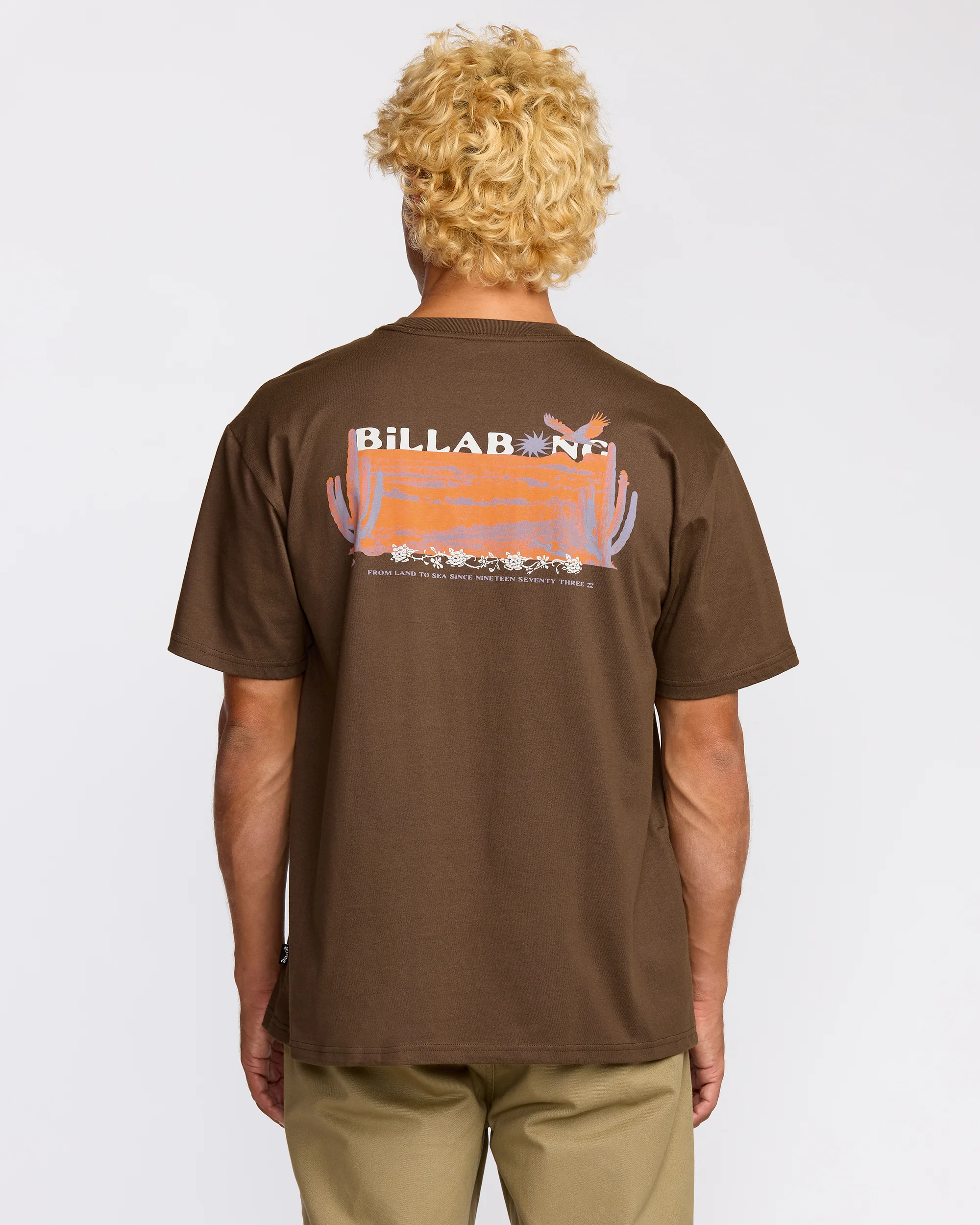 Land To Sea Regular Short Sleeve T-Shirt - Rustic Brown - Image 2