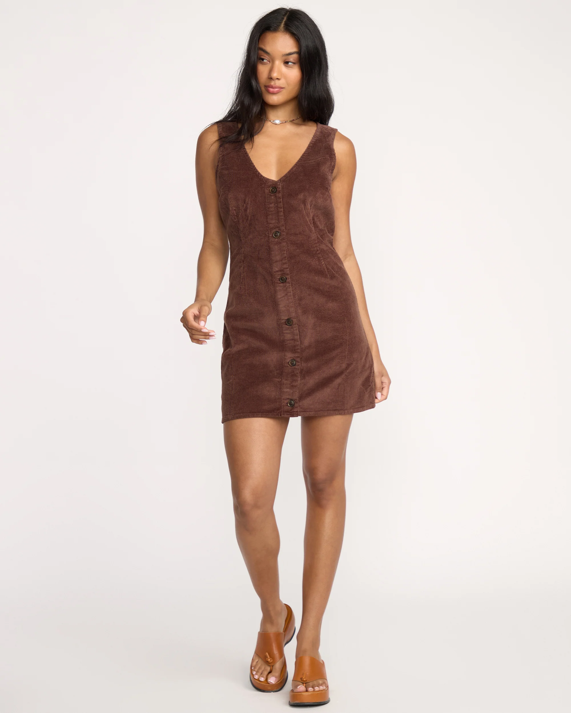Last Waves Dress - Espresso