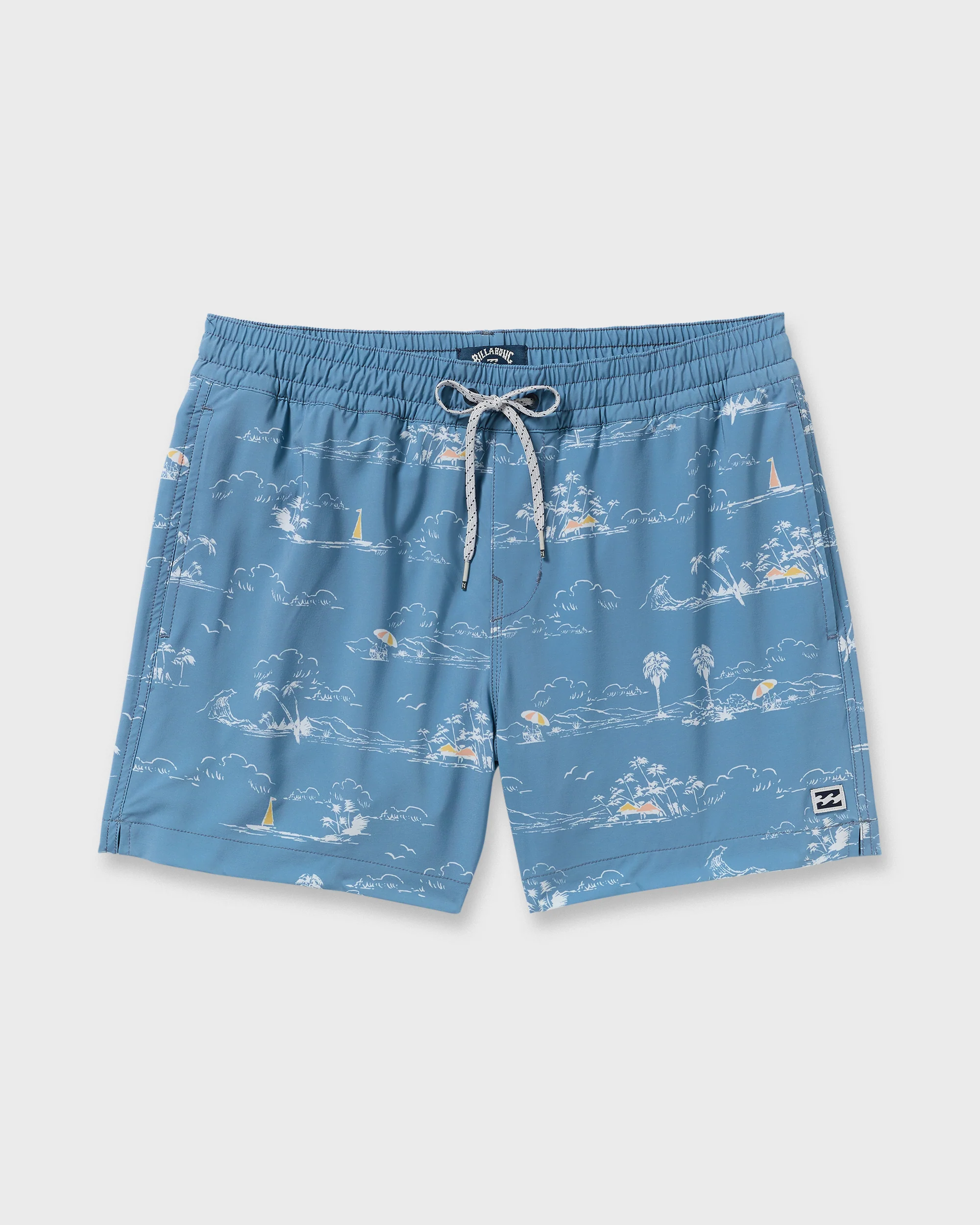 Lineup Laybacks 16" Trunks - Steel Blue - Image 8