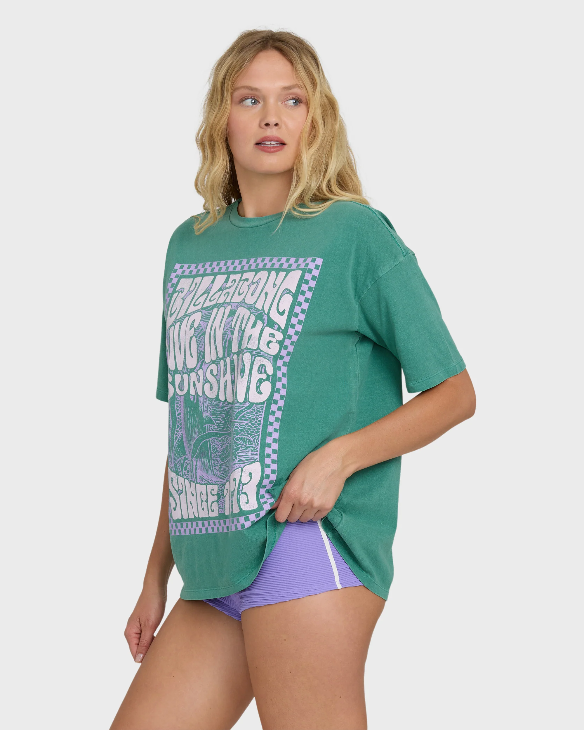 Lowest Tide Short Sleeve T-Shirt - Island Green - Image 3
