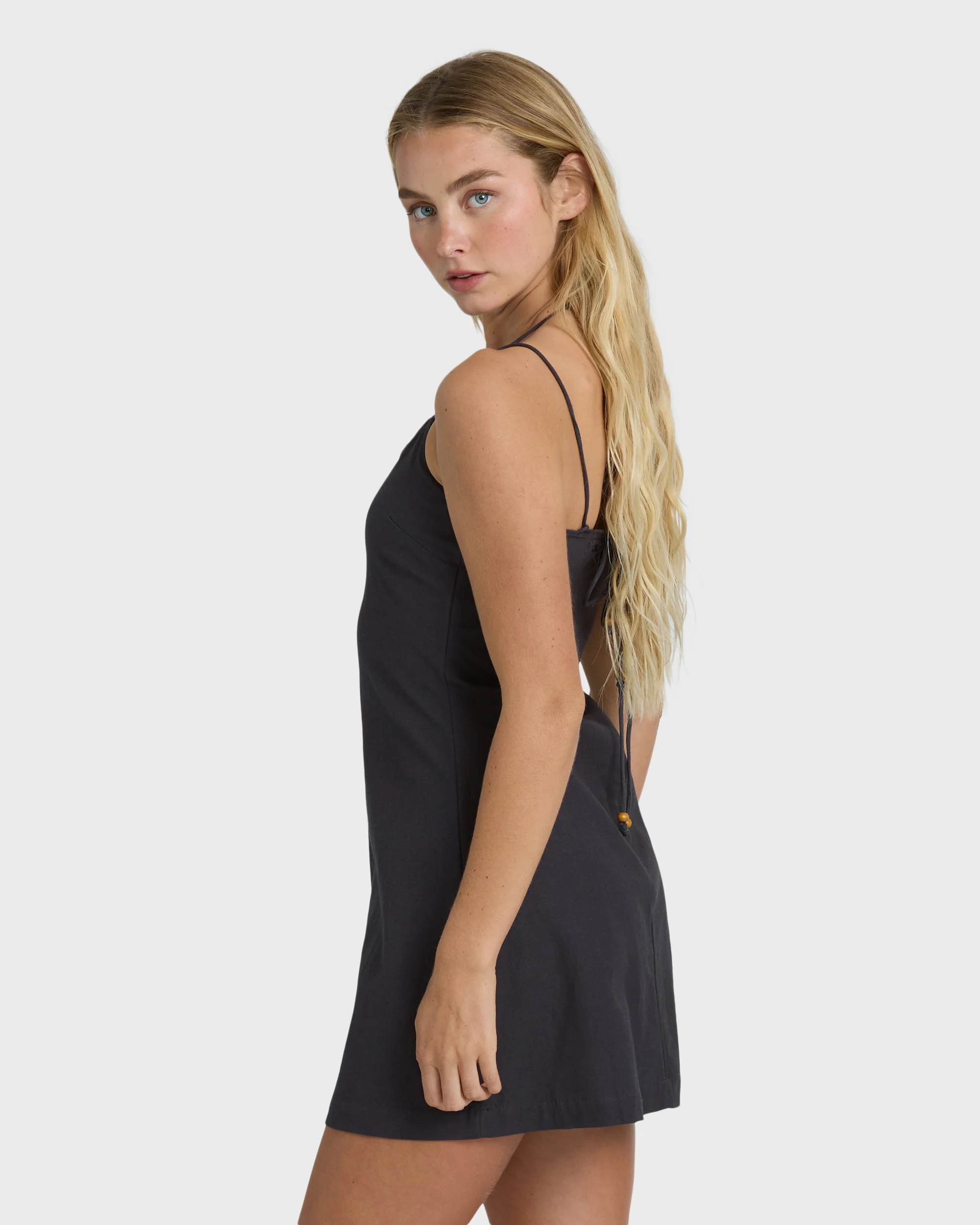 Midnight Wave Mini Dress - Black Sands - Image 5