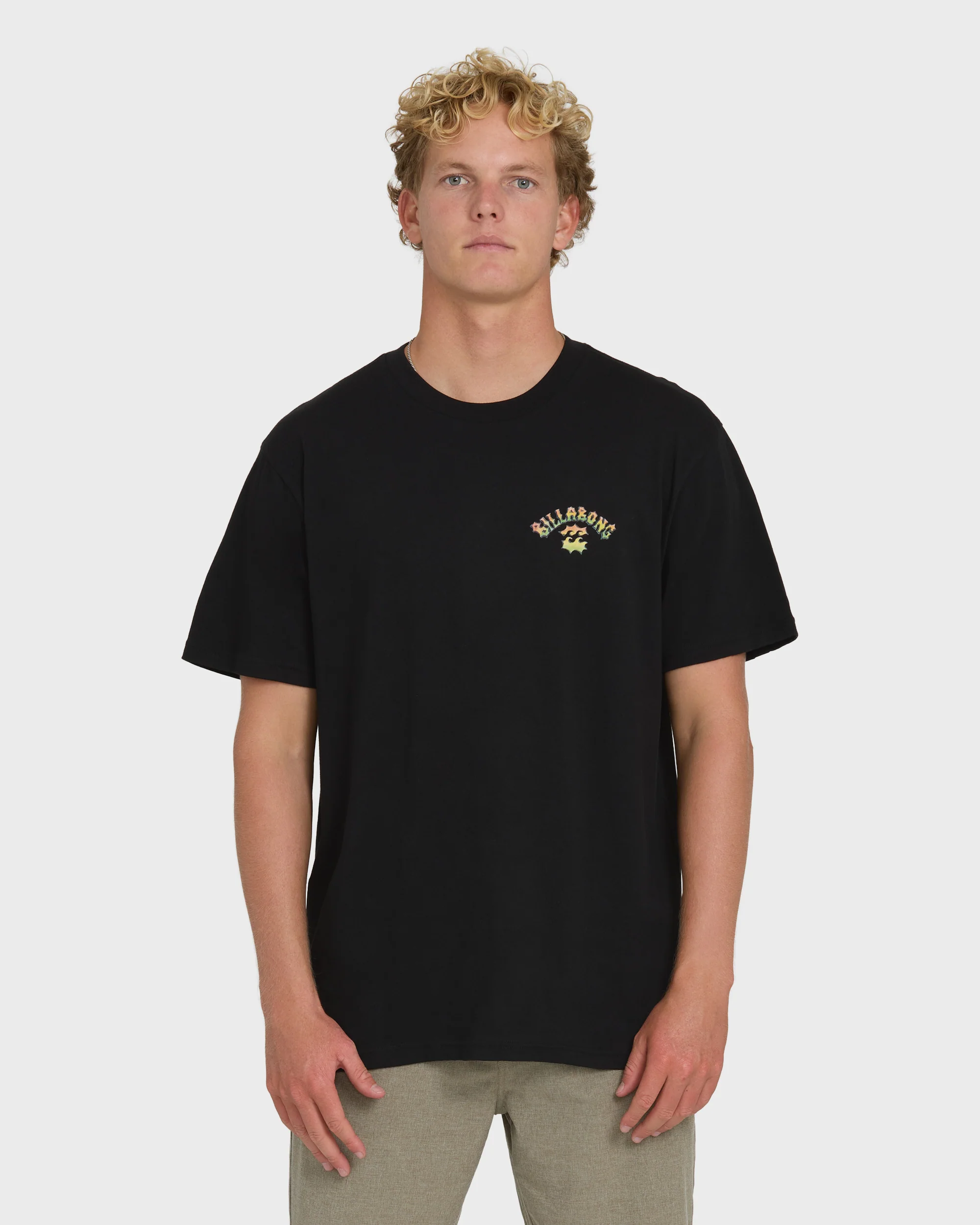 Nanda Ormond Occy Premium Short Sleeve Knit Graphic T-Shirt - Black