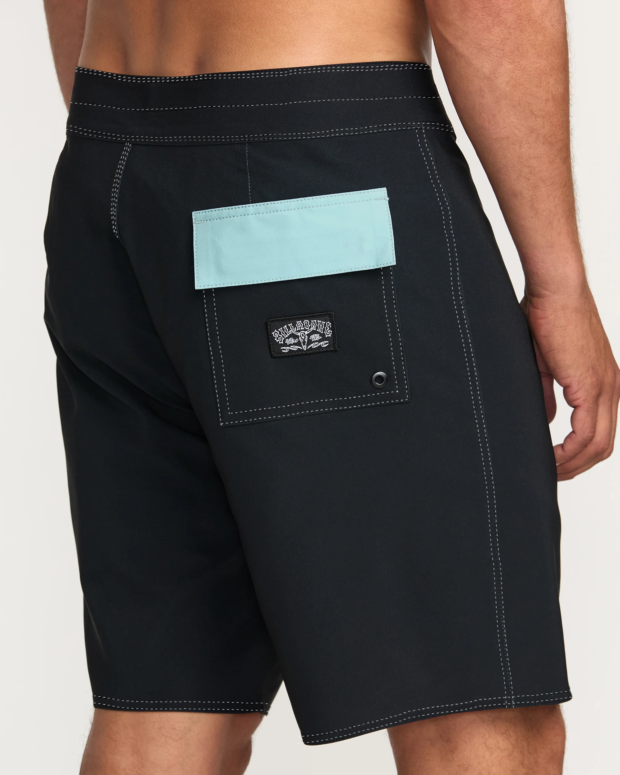 Occy Pro 19" Boardshorts - Washed Black - Image 8