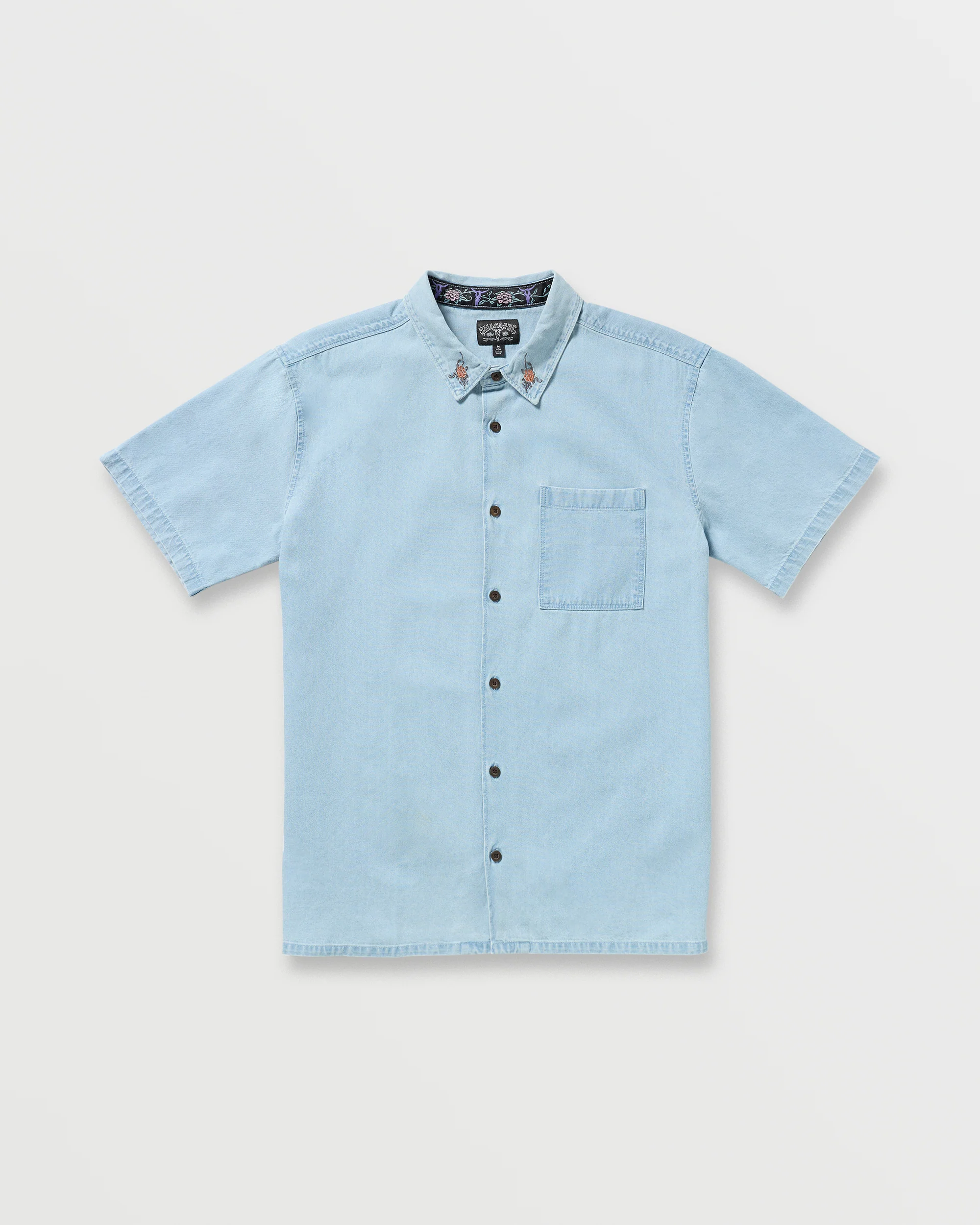 Occy Short Sleeve Shirt - Cloud Blue - Image 4