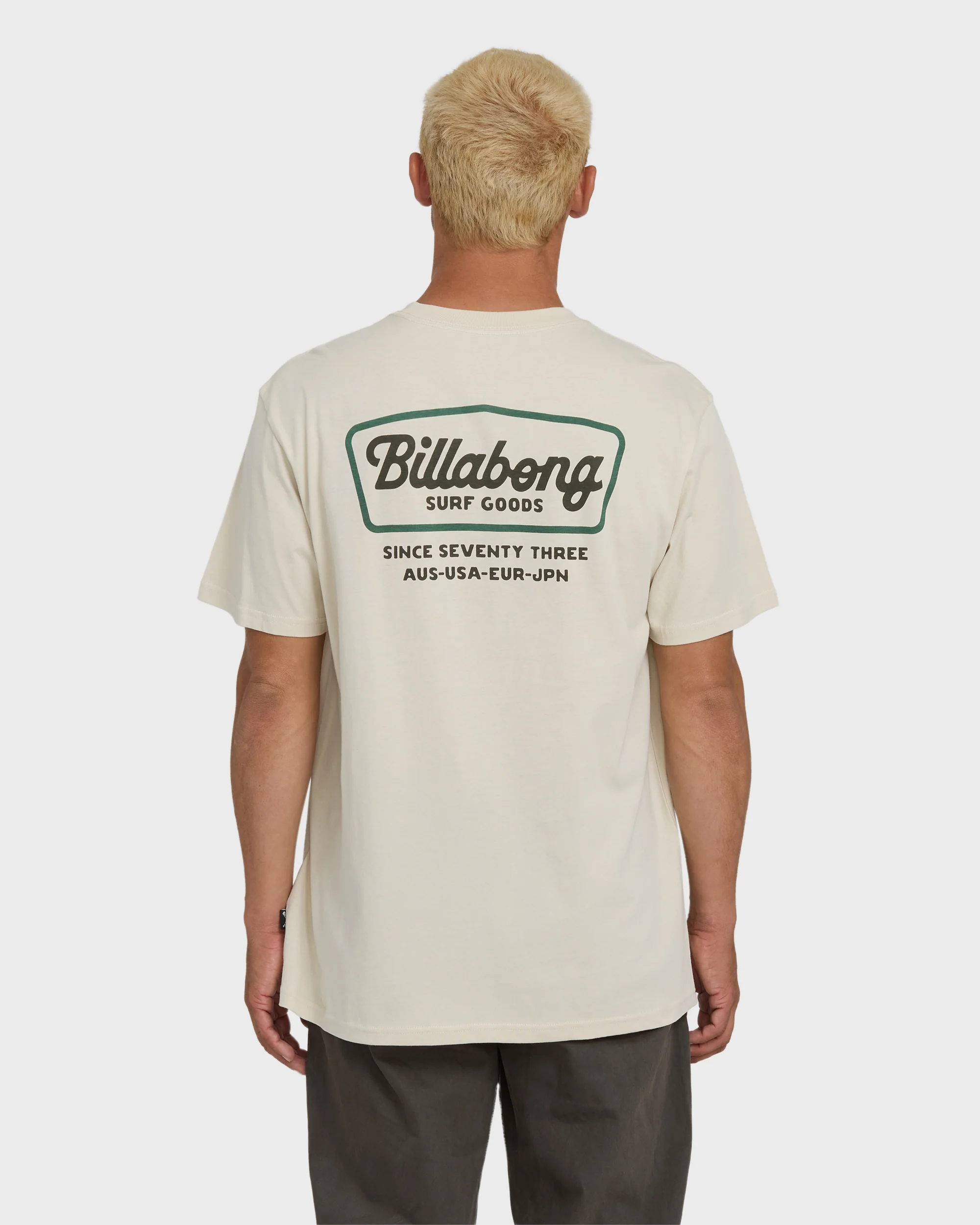 Off Duty Premium Short Sleeve Knit T-Shirt - Oatmeal - Image 2