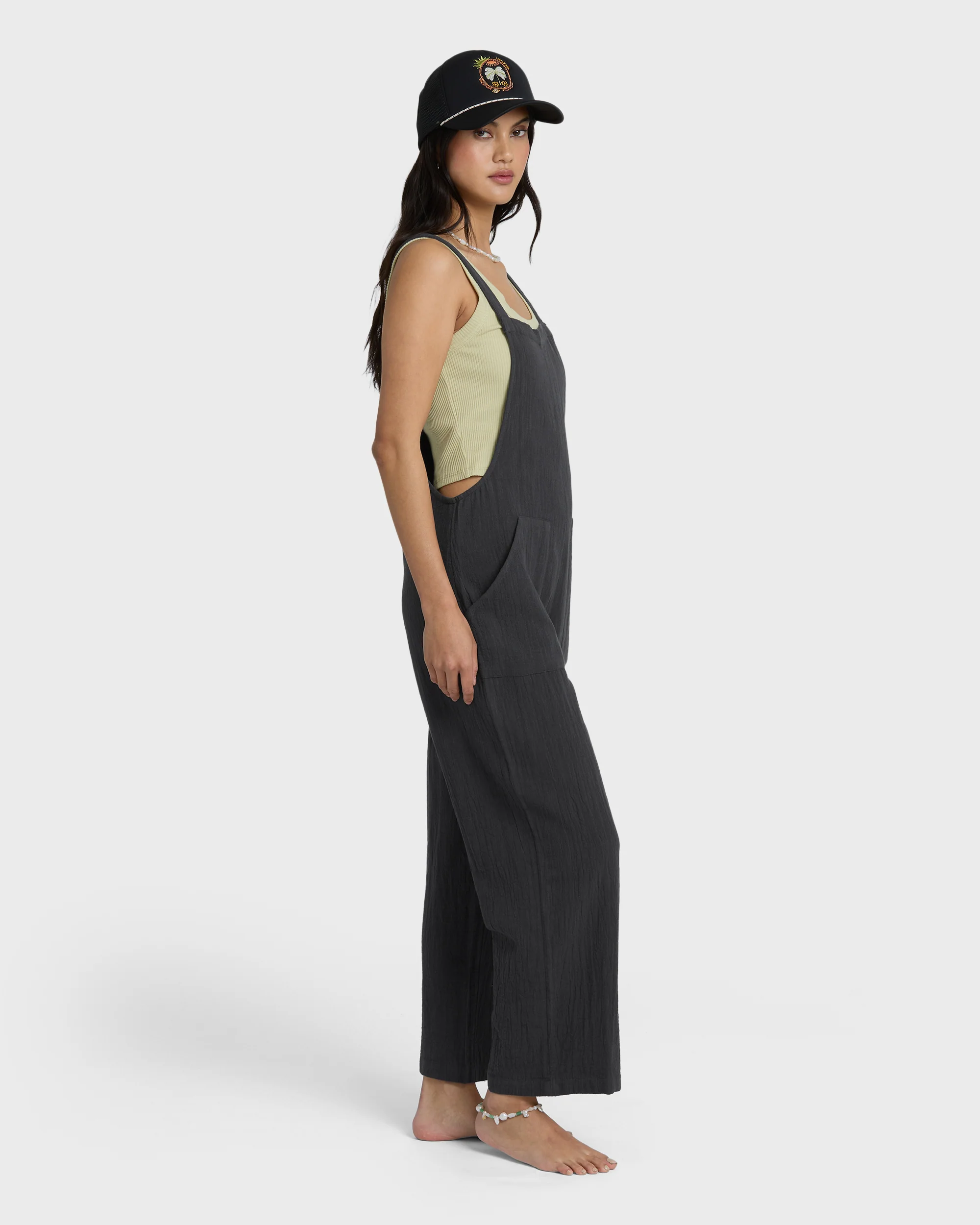 Pacific Time Jumpsuit - Black Sands - Image 5