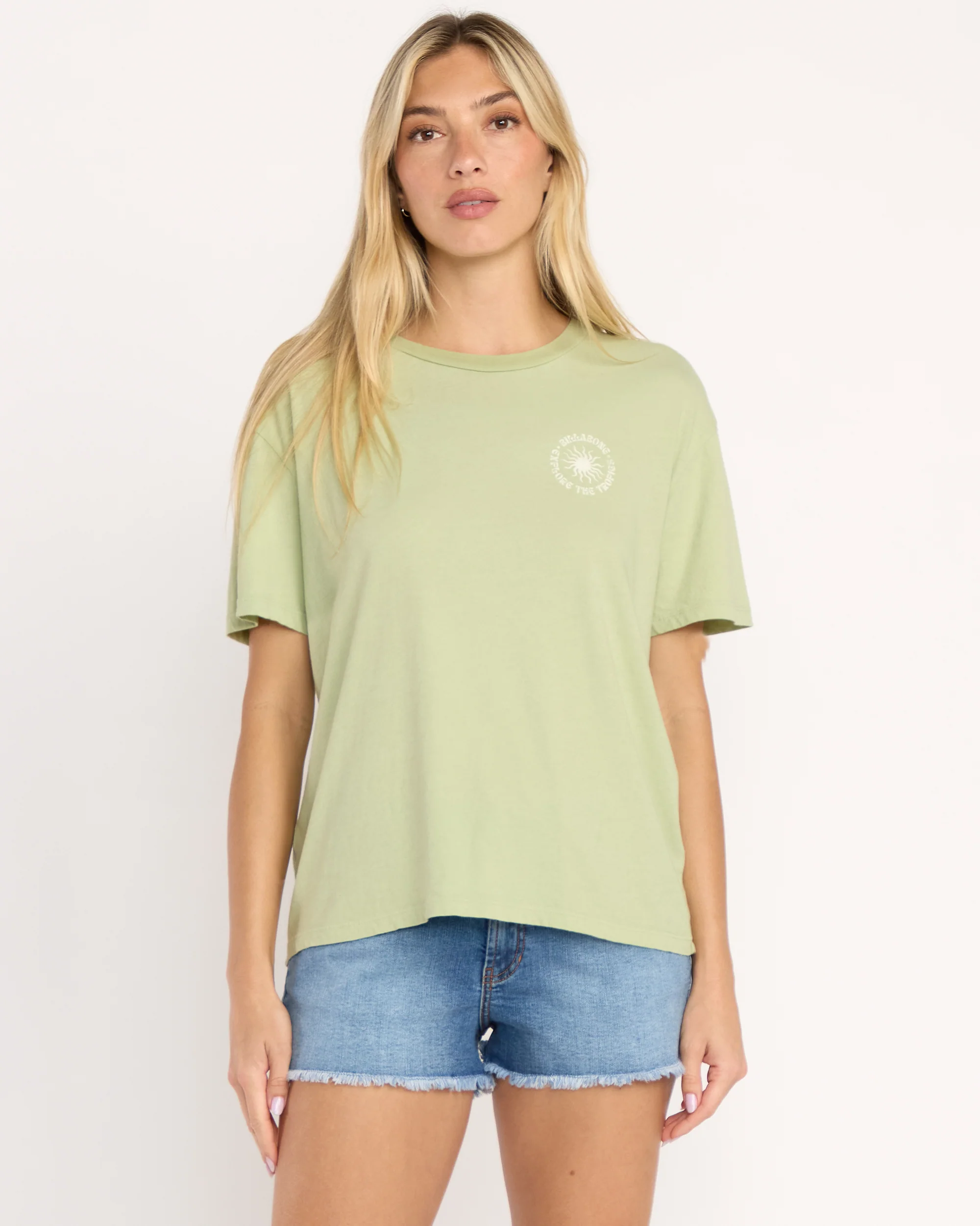 Paradise Calling Tee - Pistachio