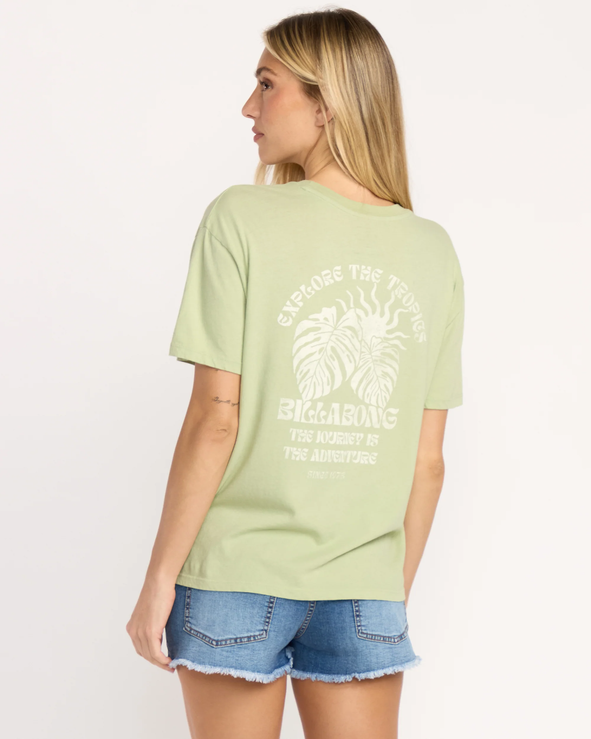 Paradise Calling Tee - Pistachio - Image 2