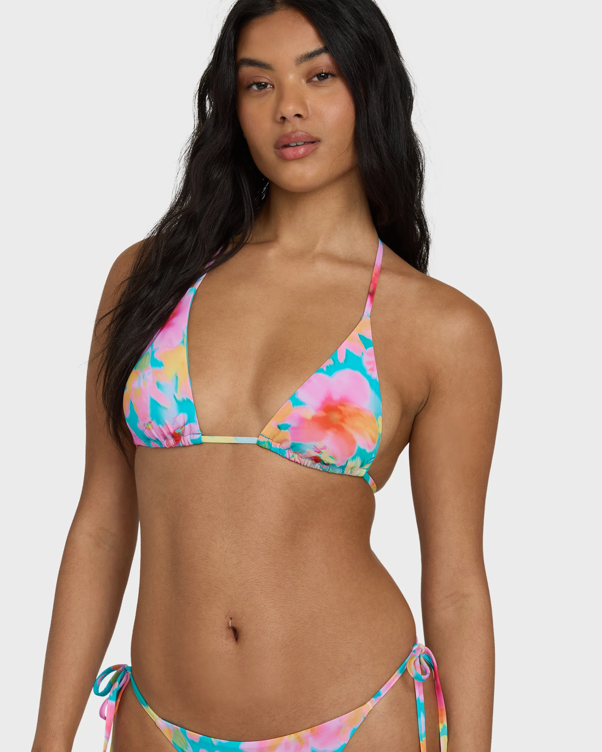 Pipe Dreams Multi Triangle Bikini Top - Bright Marine - Image 8