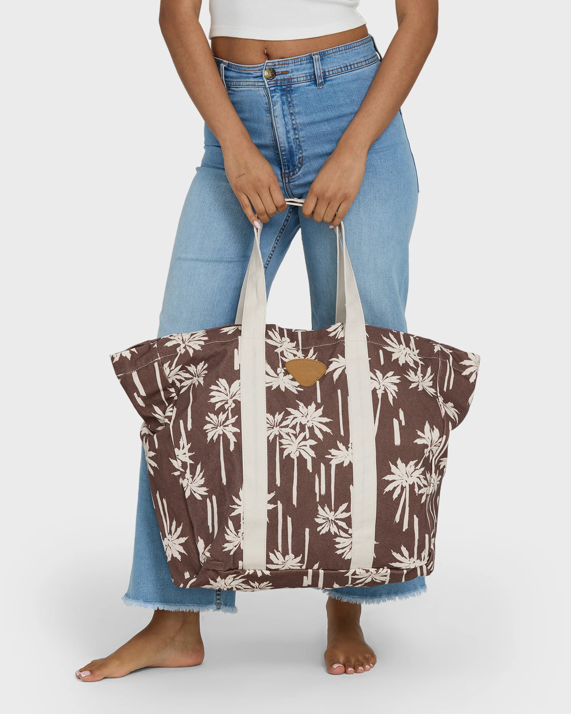 Poppins Playa Zip Top Tote - Nutmeg