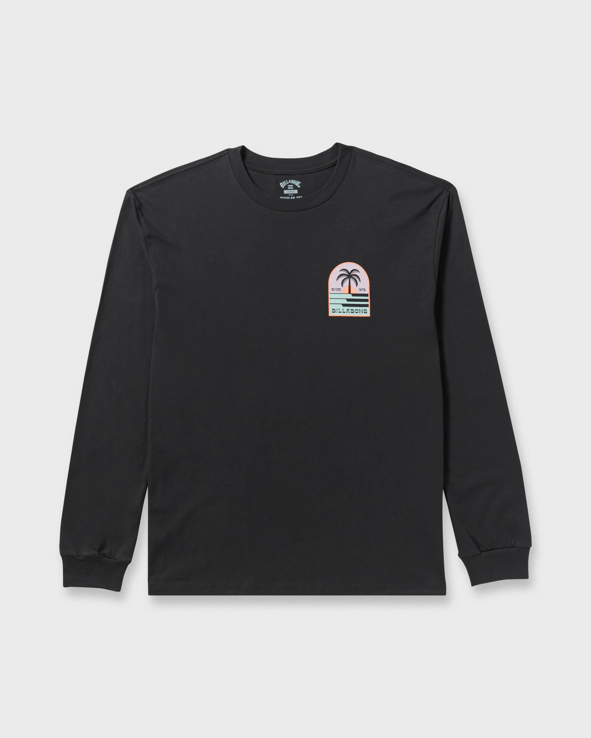 Portal Regular Long Sleeve T-Shirt - Washed Black - Image 7