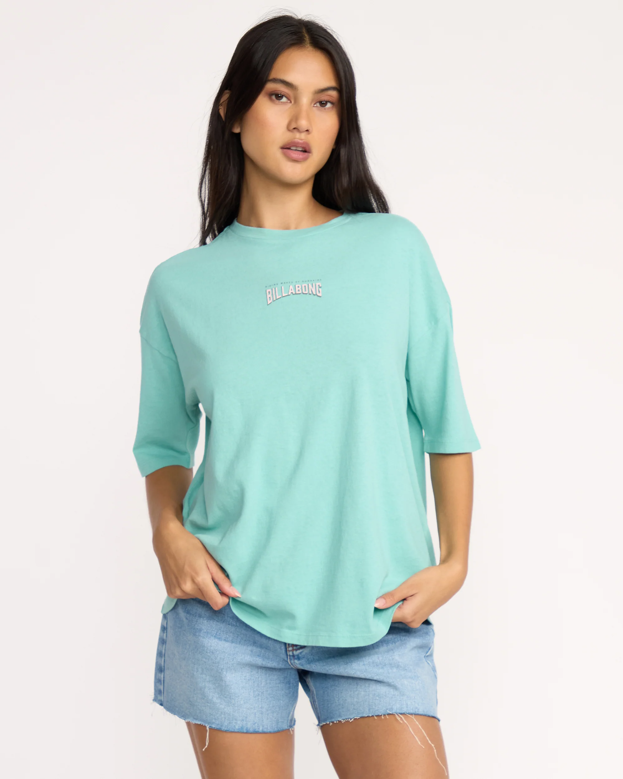 Reach For Sunshine T-Shirt - Misty Blue