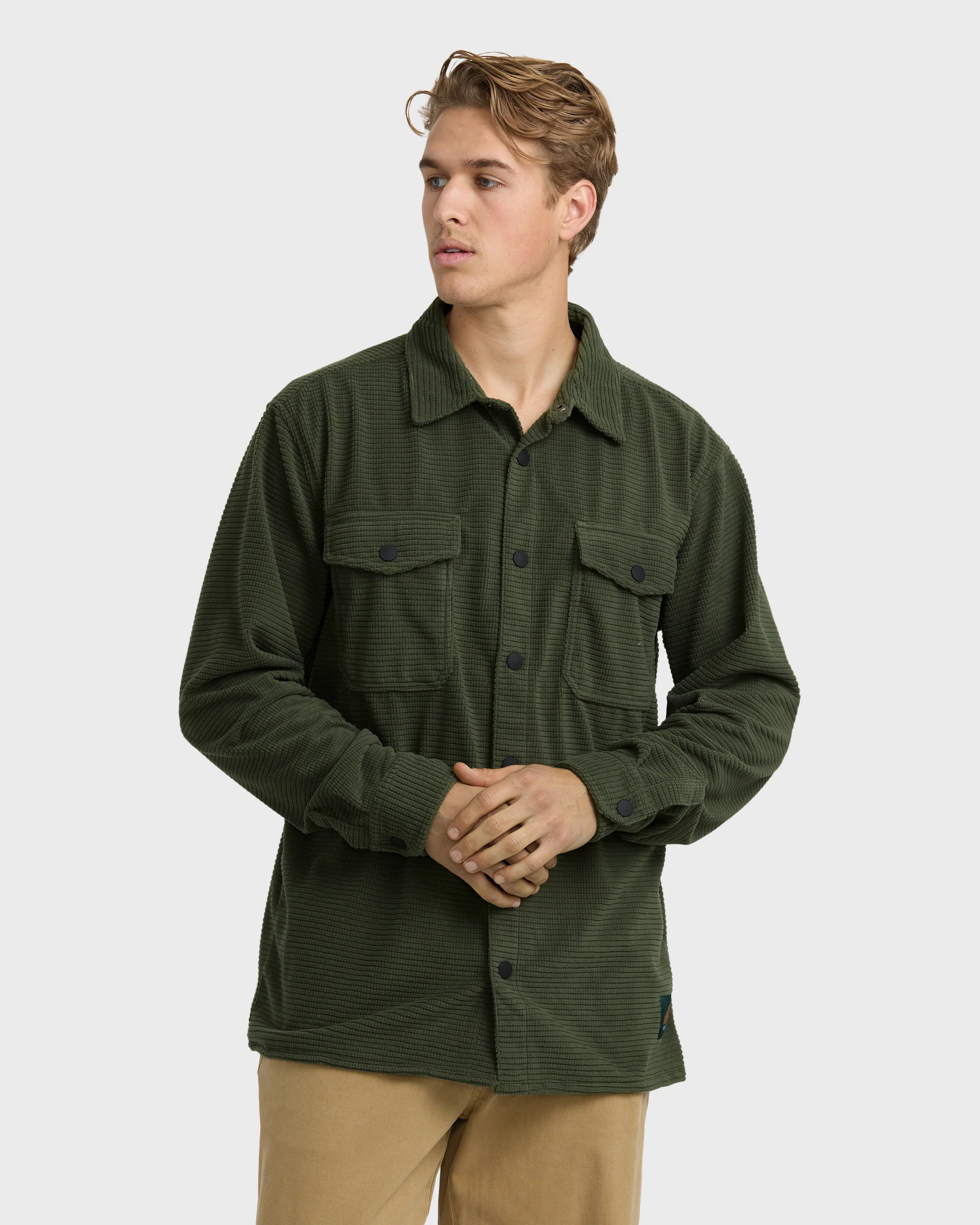 Ridge Flannel Shirt - Fatigue