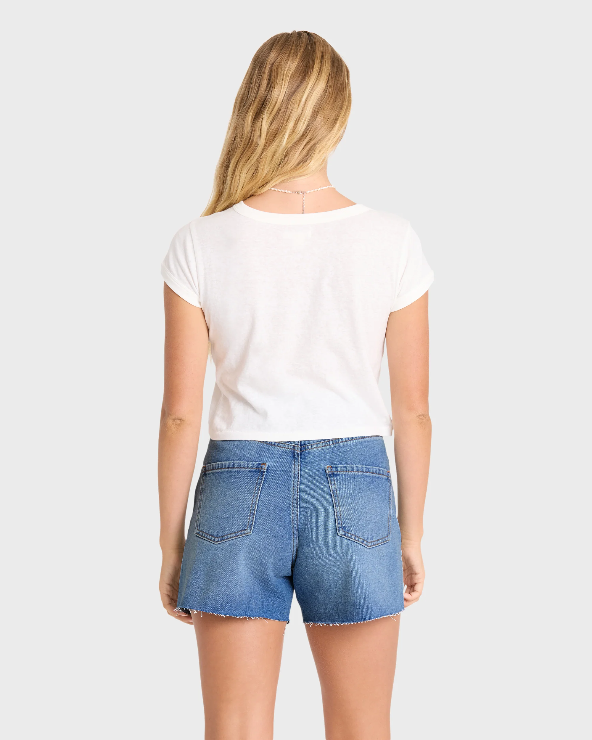 Riley Denim Shorts - Pacific Wash - Image 2