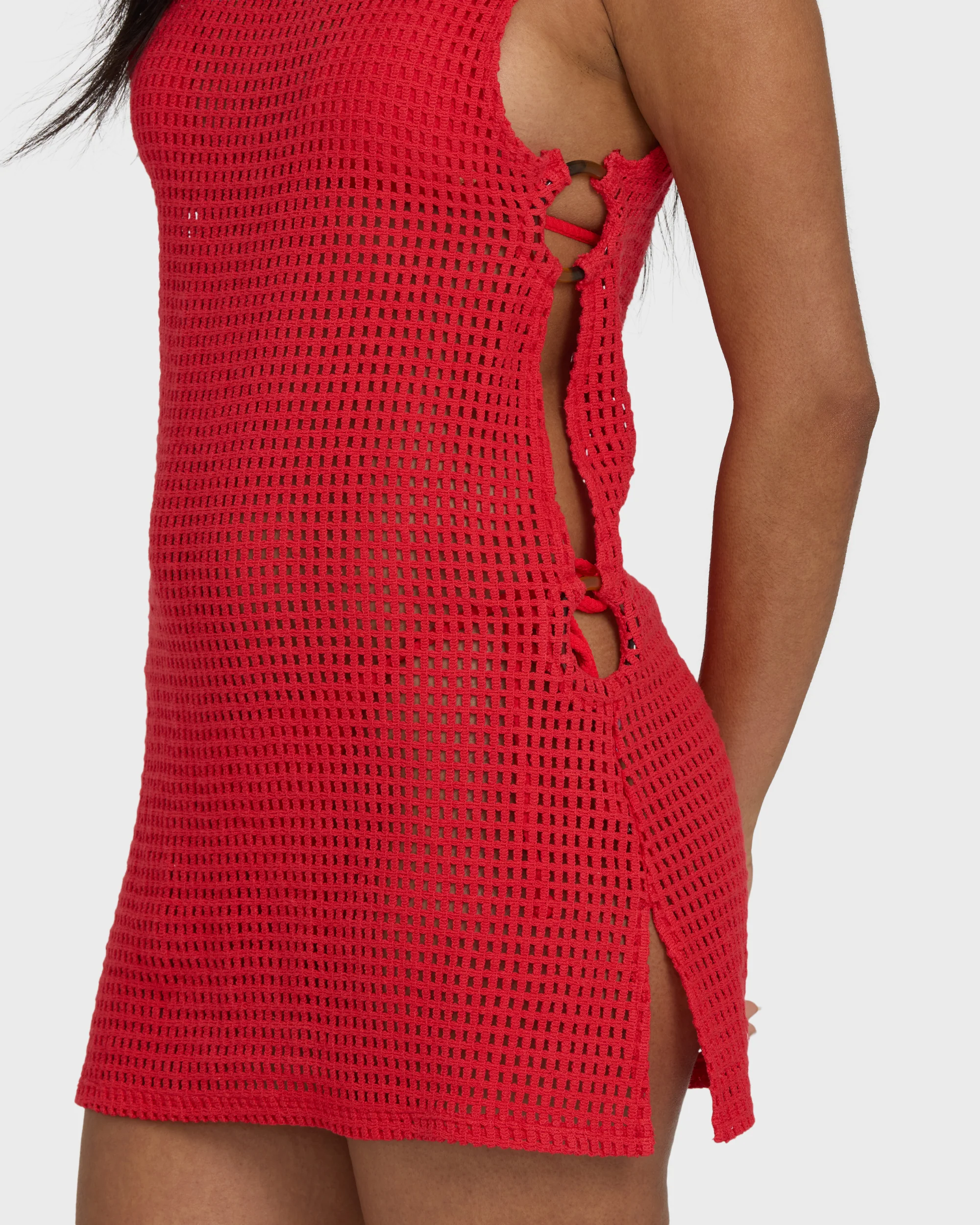 Rising Tides Cover-Up Dress - Fiesta Red - Image 5