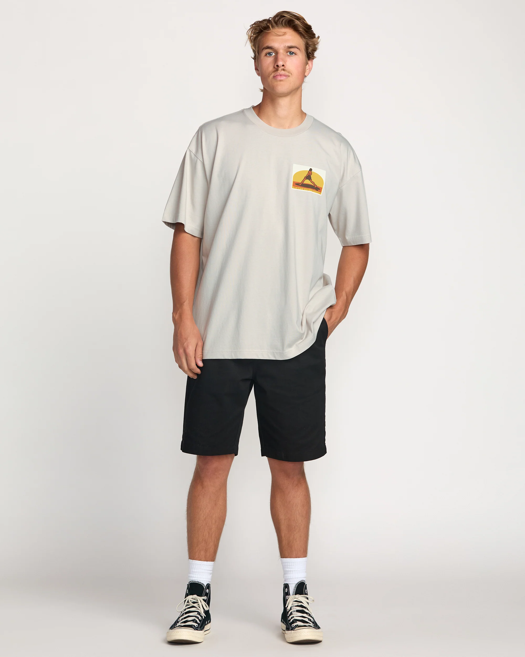 Billabong x Mami Wata Ritual OG Tee - Stone - Image 6