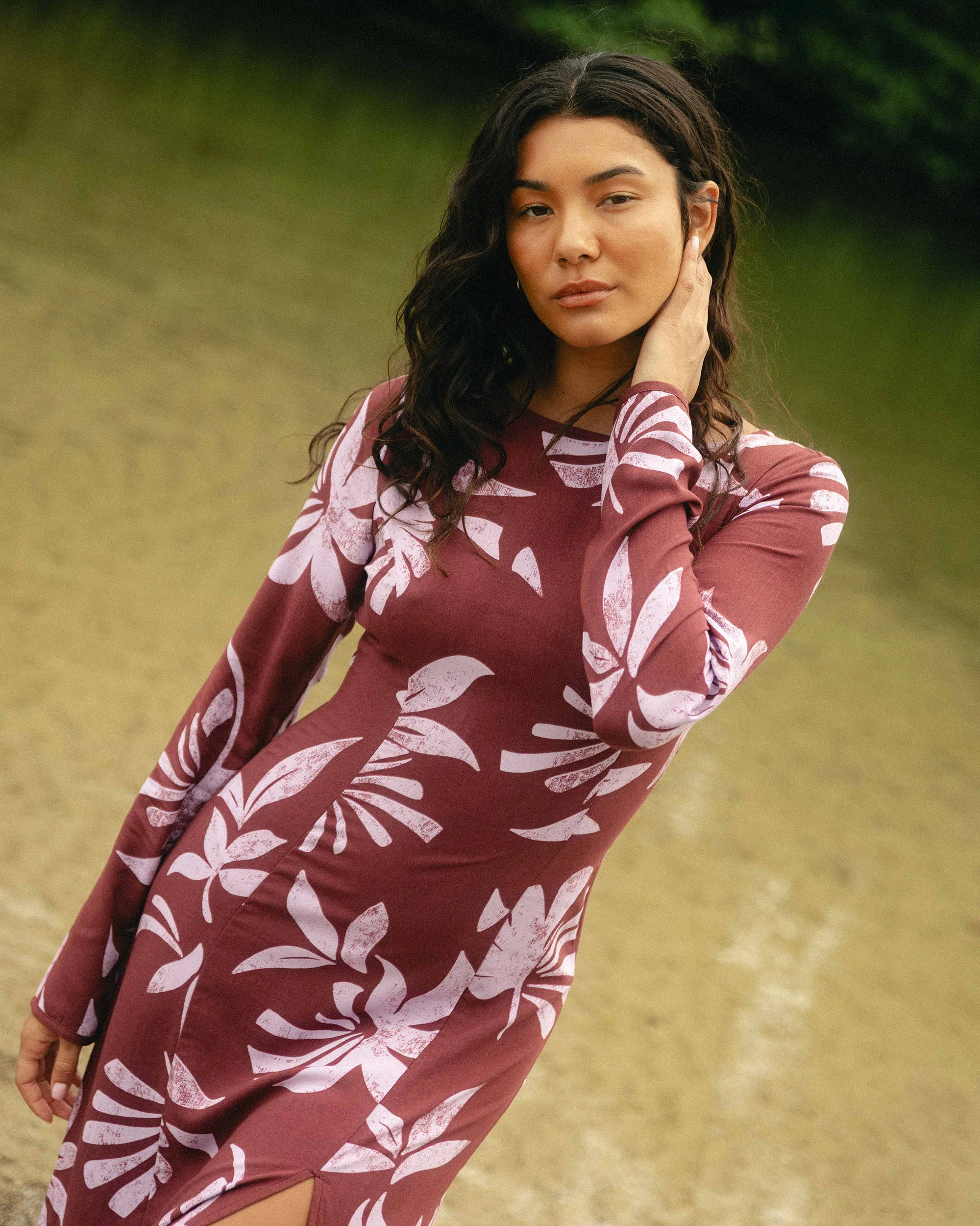 Romance You Maxi Dress - Pinot - Image 4