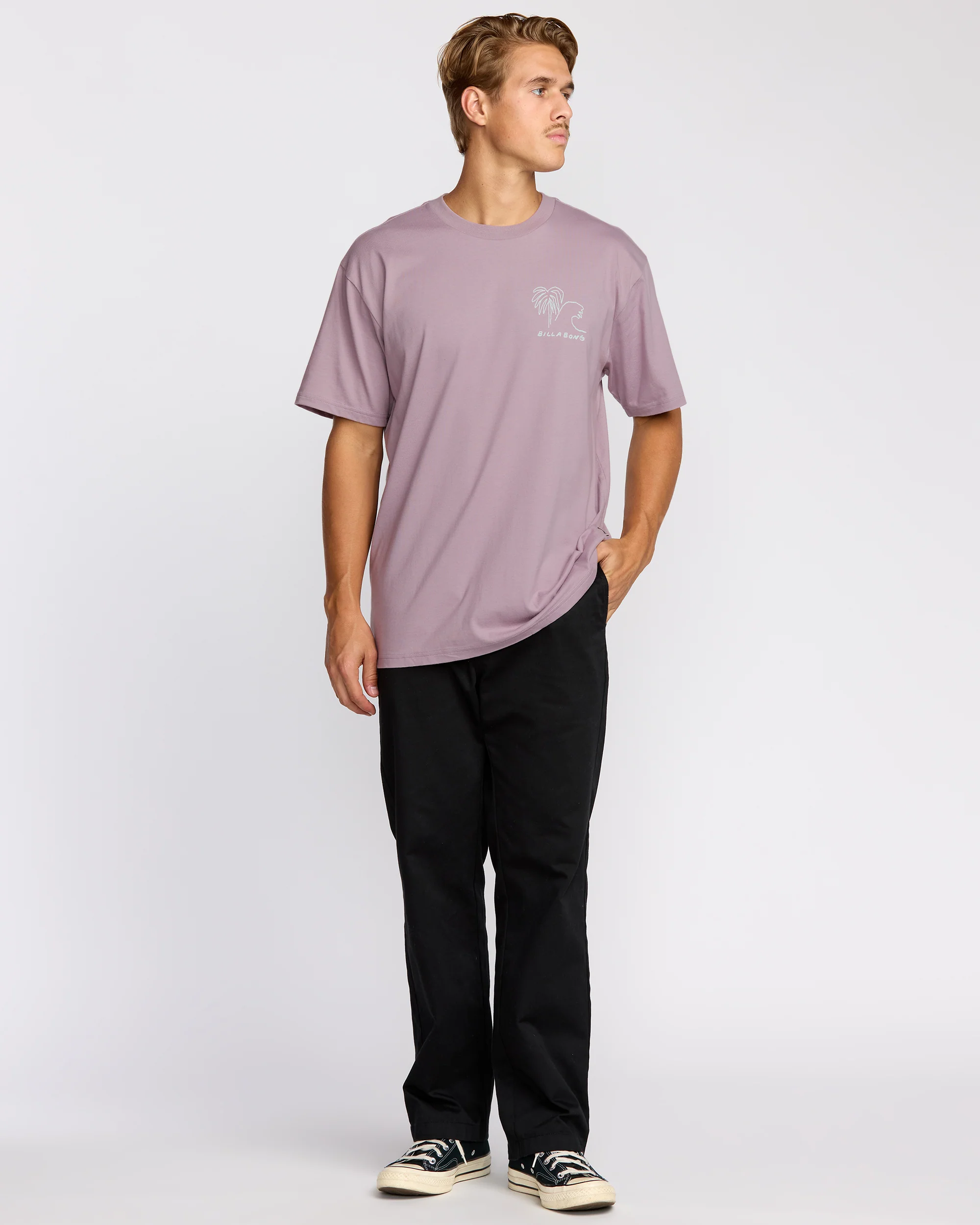 Scenes Regular Short Sleeve T-Shirt - Purple Ash - Image 5