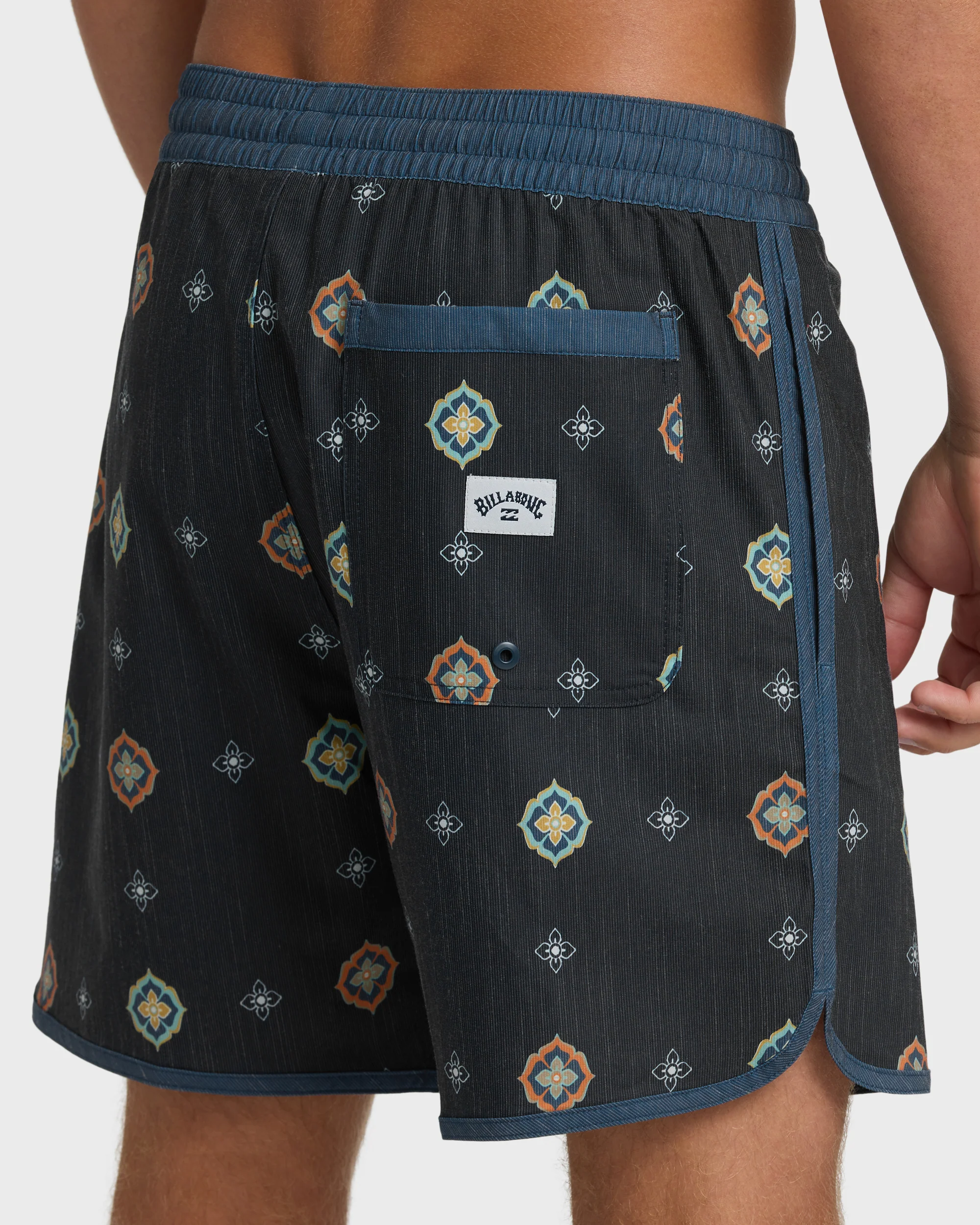 Seventy Three Layback 16" Trunks - Navy - Image 6