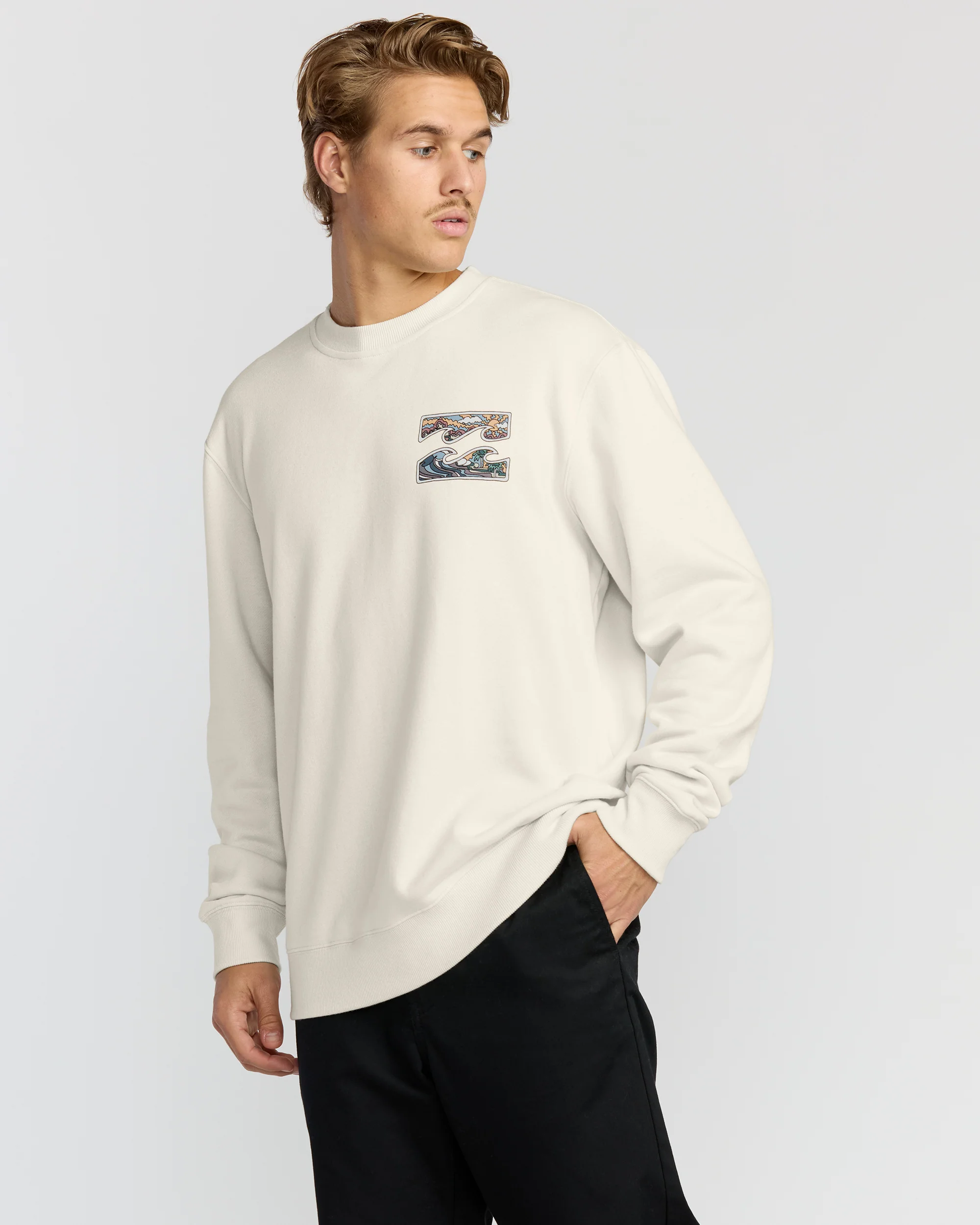 Short Sands Crewneck Sweatshirt - Off White - Image 3