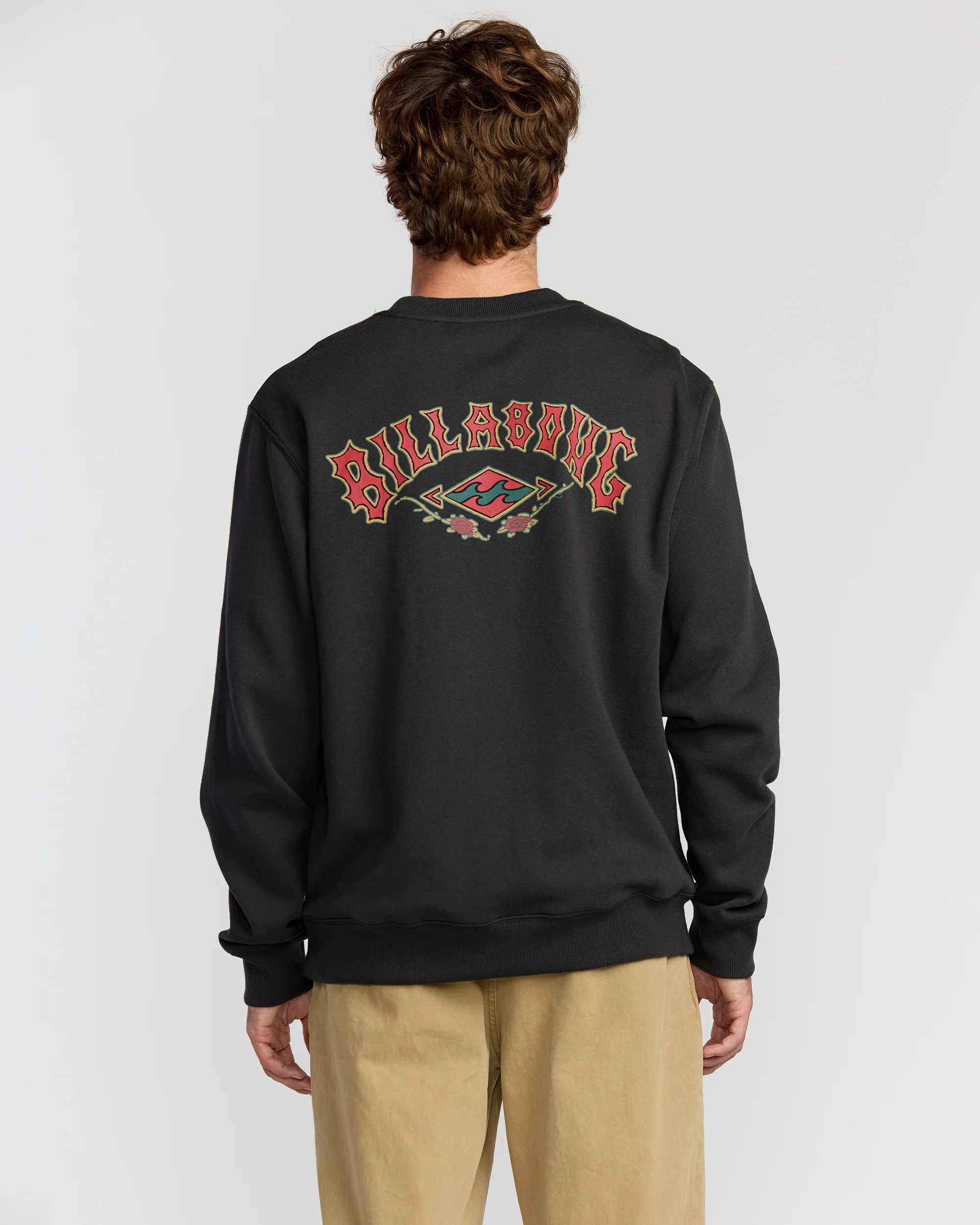 Short Sands Crewneck Sweatshirt - Washed Black - Image 3