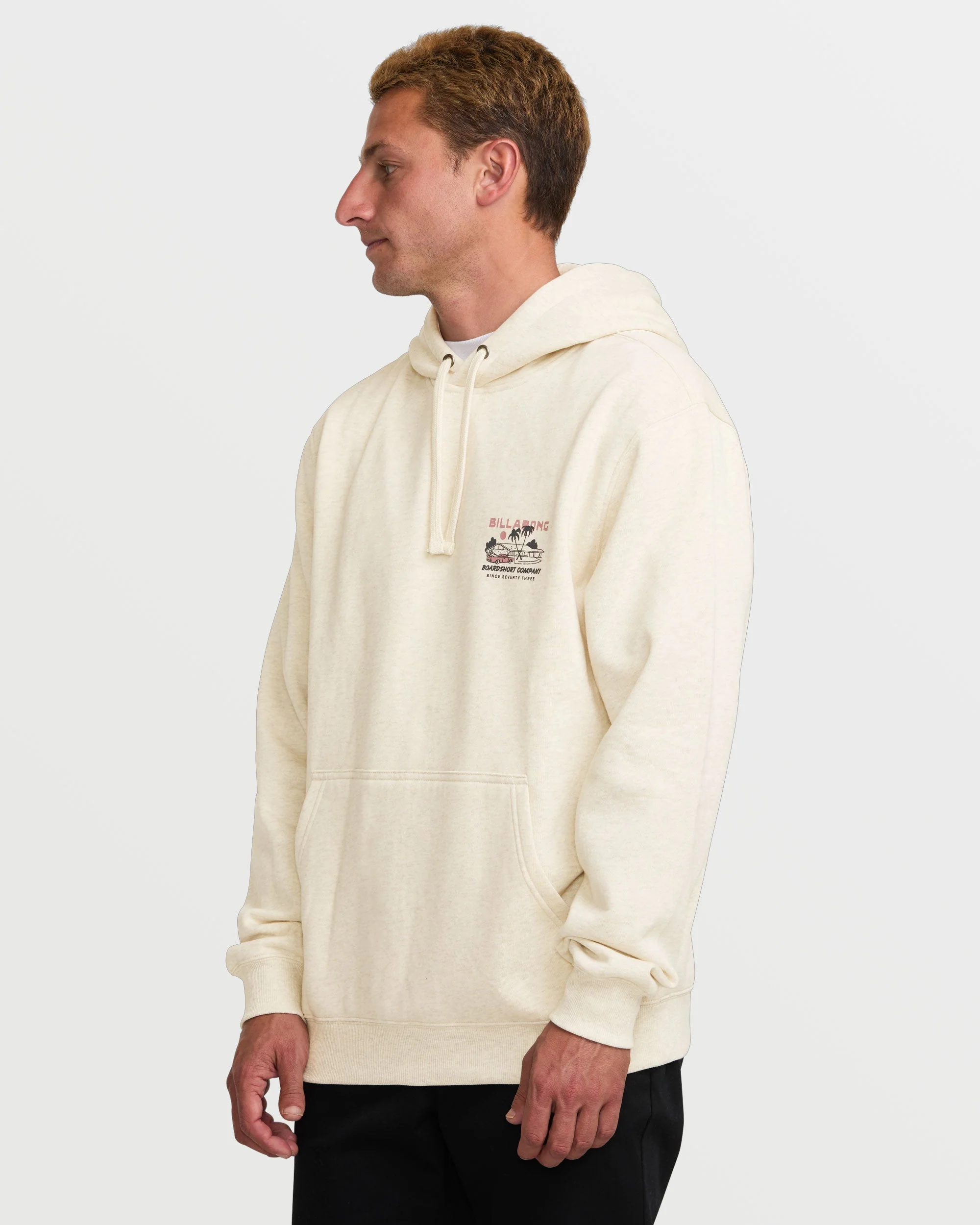 Short Sands Pullover Hoodie - Desert Sand Heather - Image 3