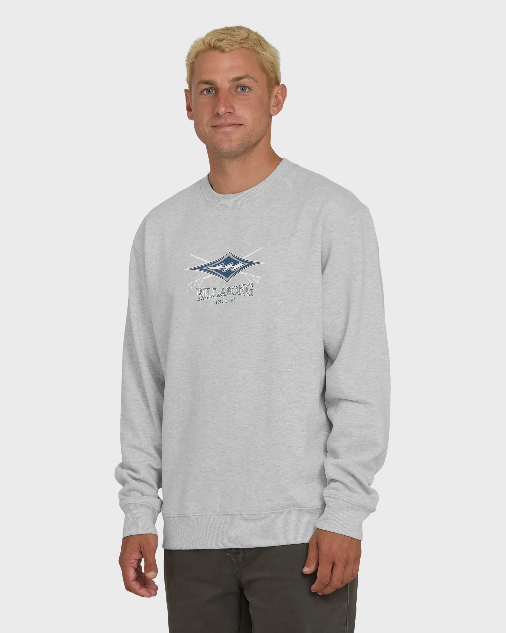 Shortsands Crewneck Sweatshirt - Light Grey Heather - Image 3