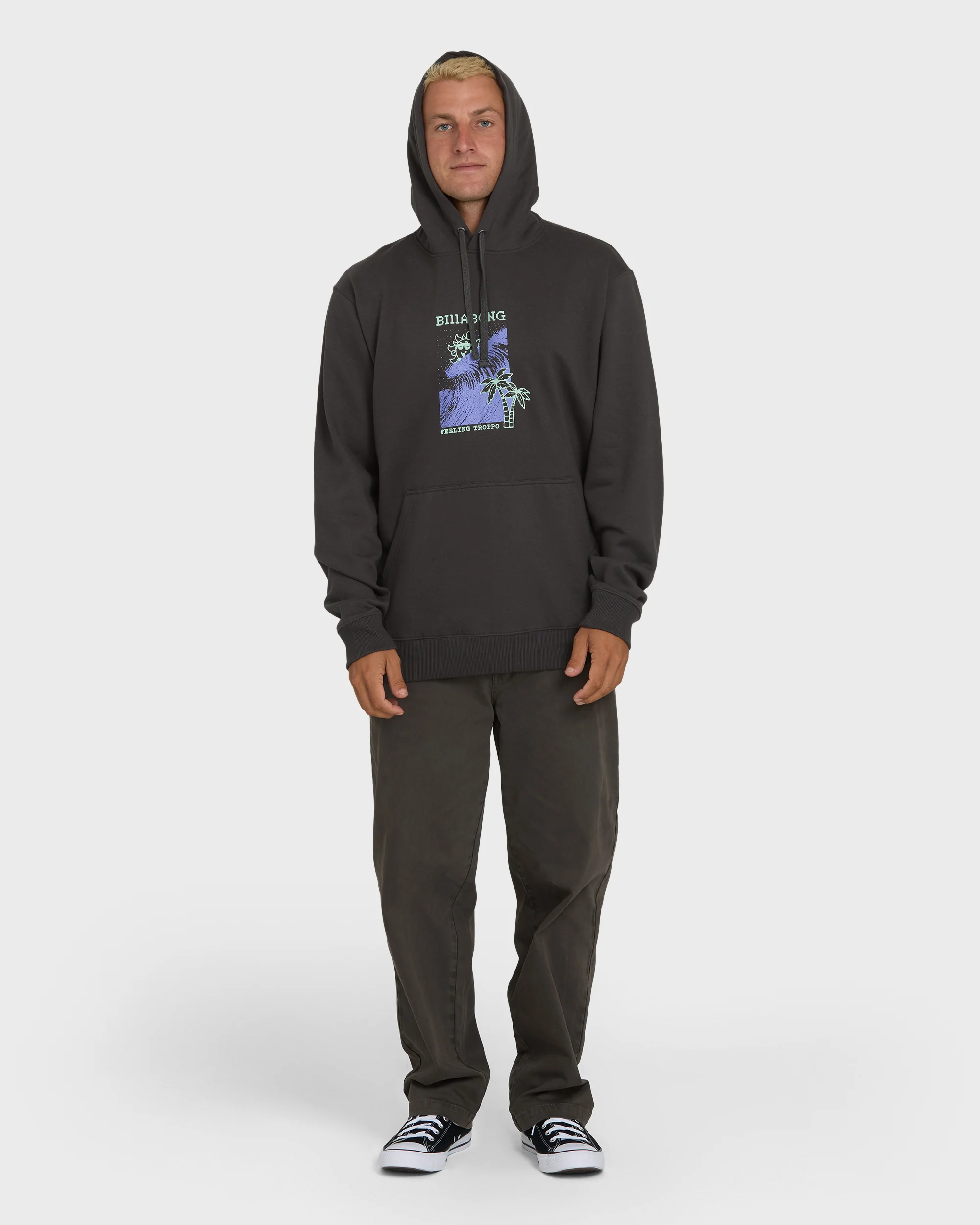 Shortsands Pullover Hoodie - Raven - Image 4