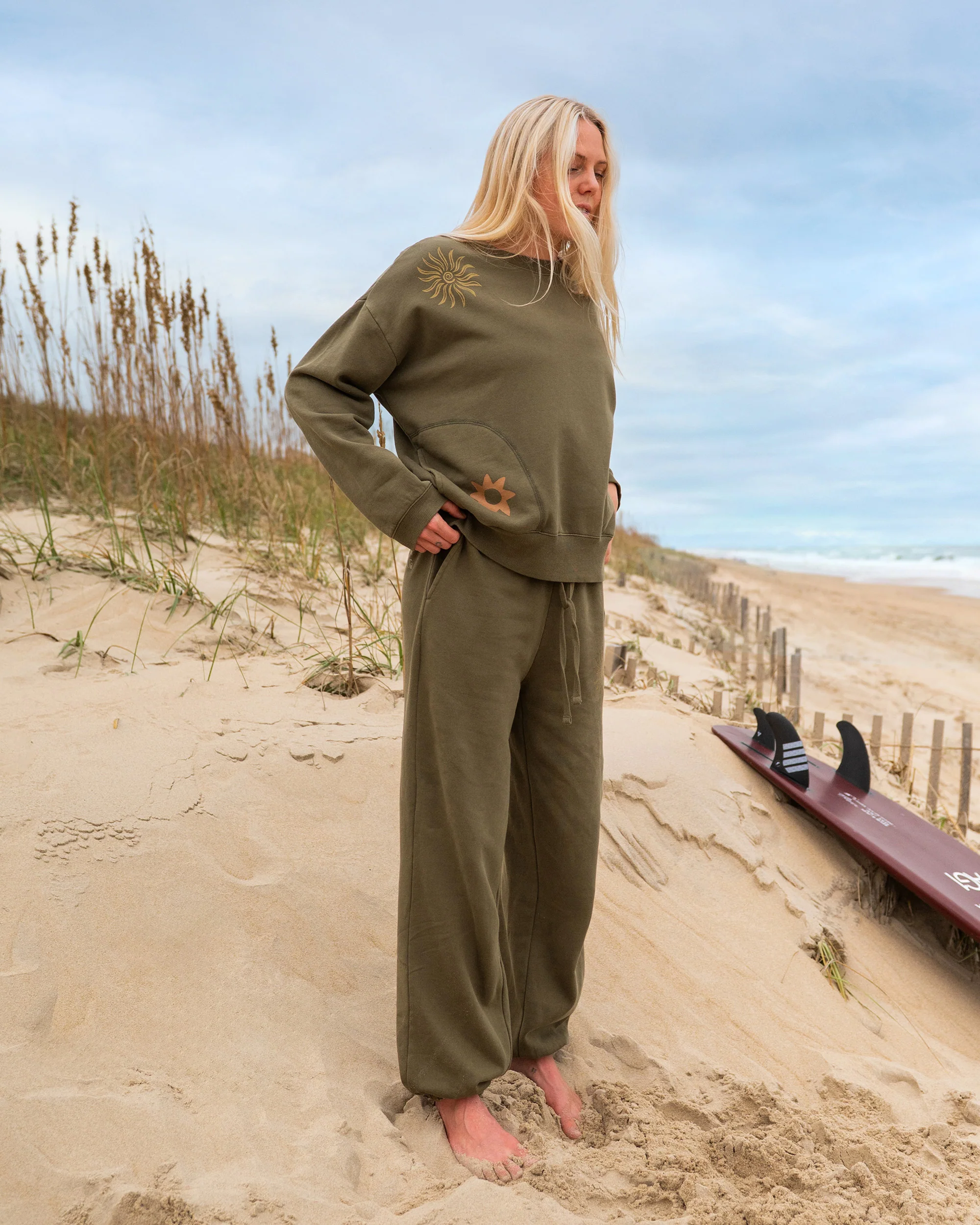 Sightseer Wave Jogger - Martini Olive