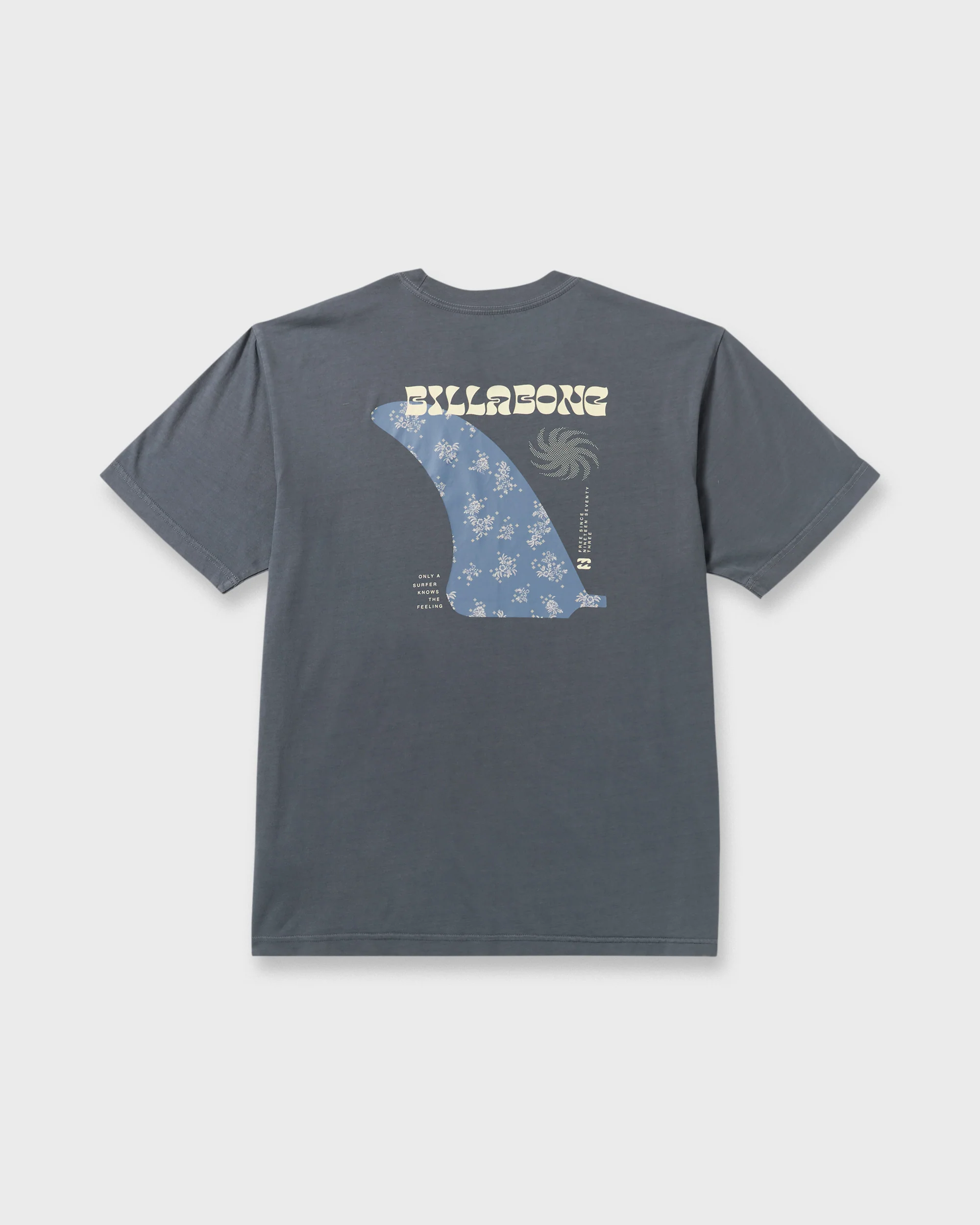 Single Fin Premium Wave Wash Short Sleeve T-Shirt - Midnight Blue - Image 7