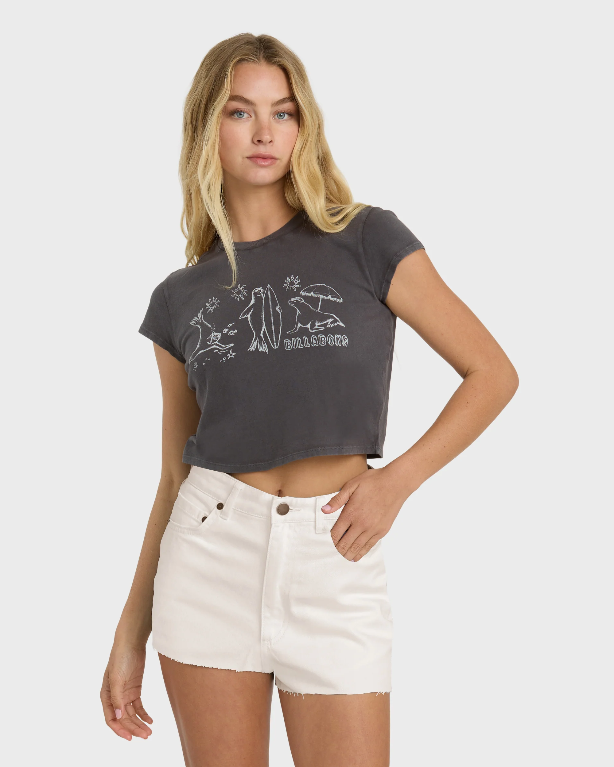 Sling Shorts - Sea Salt