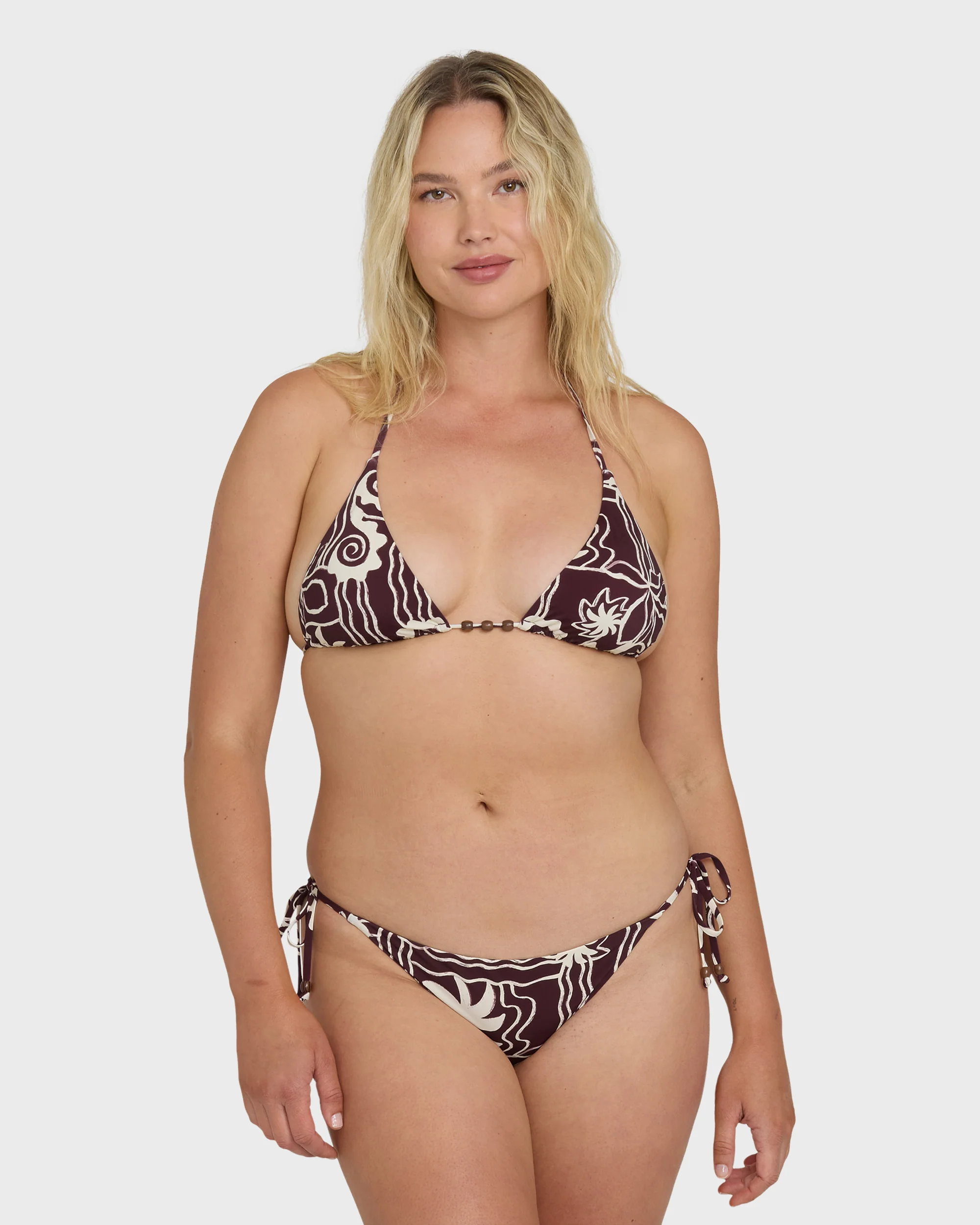 Sol Playa Remi Triangle Bikini Top - Red Dahlia - Image 6