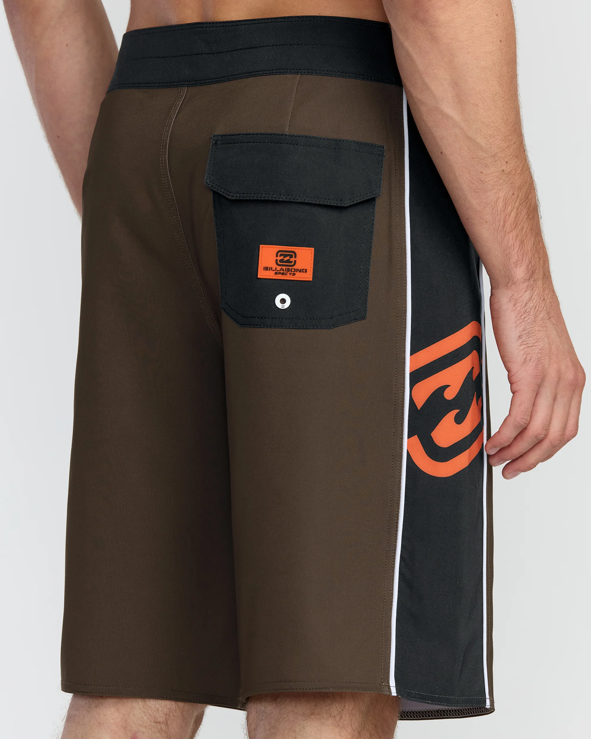 Spec 73 D Bah 2.0 Pro 20" Boardshorts - Dark Brown - Image 7