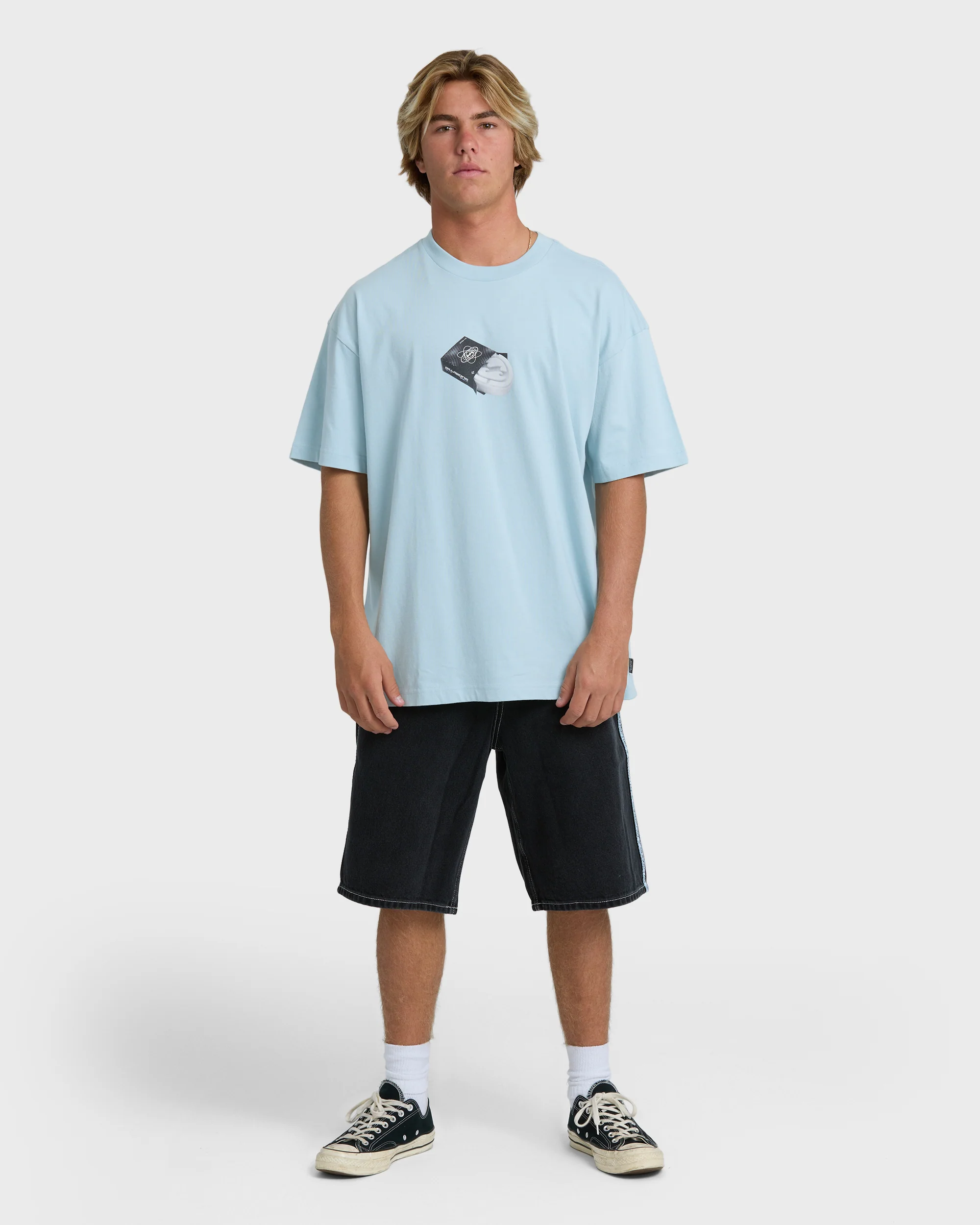 Spec Wax OG T-Shirt - Sterling Blue - Image 4