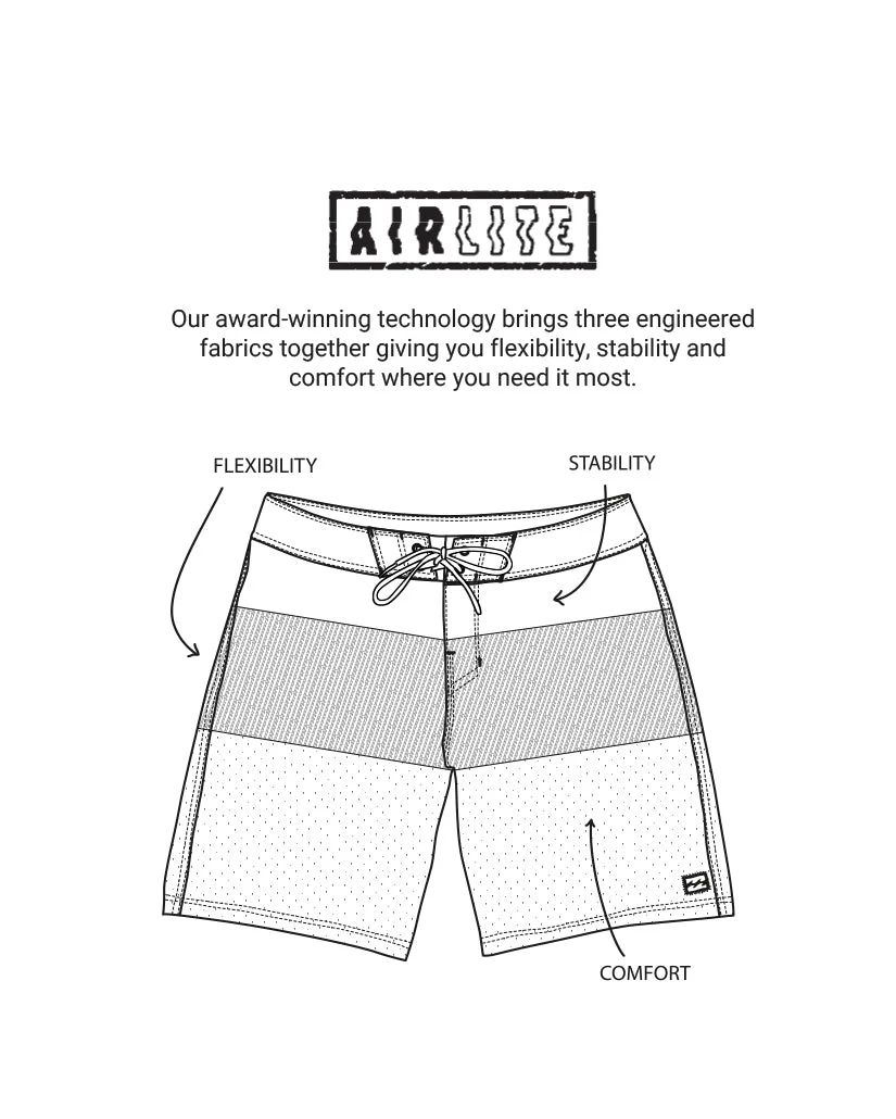 Straddie Airlite 20" Boardshorts - Navy - Image 3