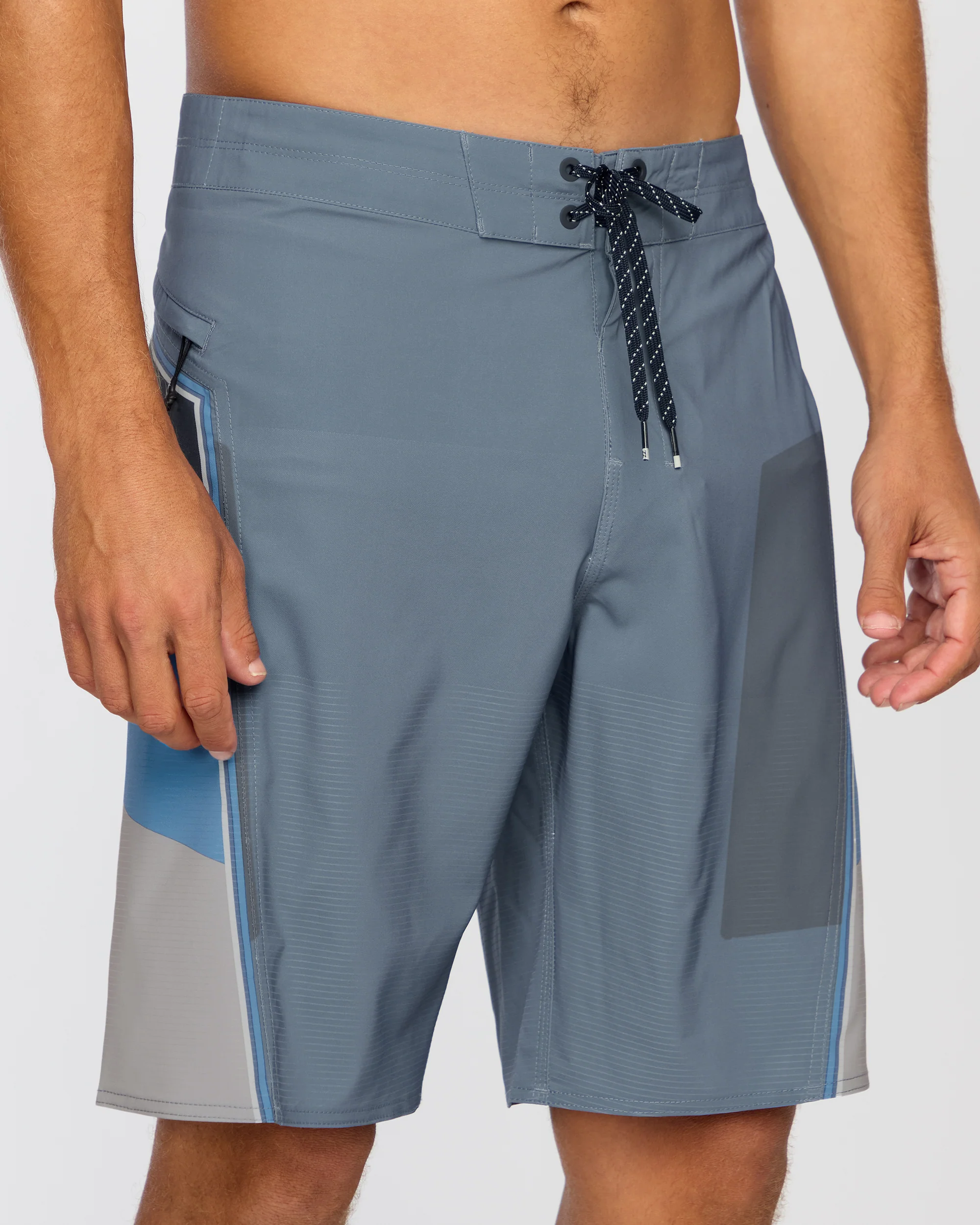 Straddie Airlite 20" Boardshorts - Steel Blue - Image 7