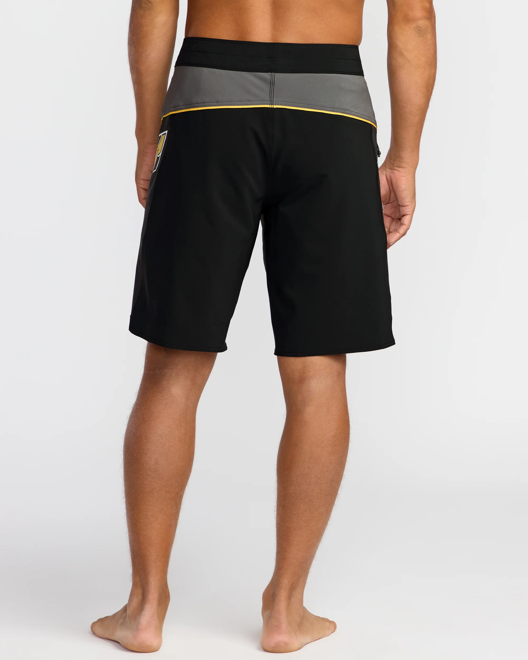 Straddie Pro Performance 20" Boardshorts - Pewter - Image 4