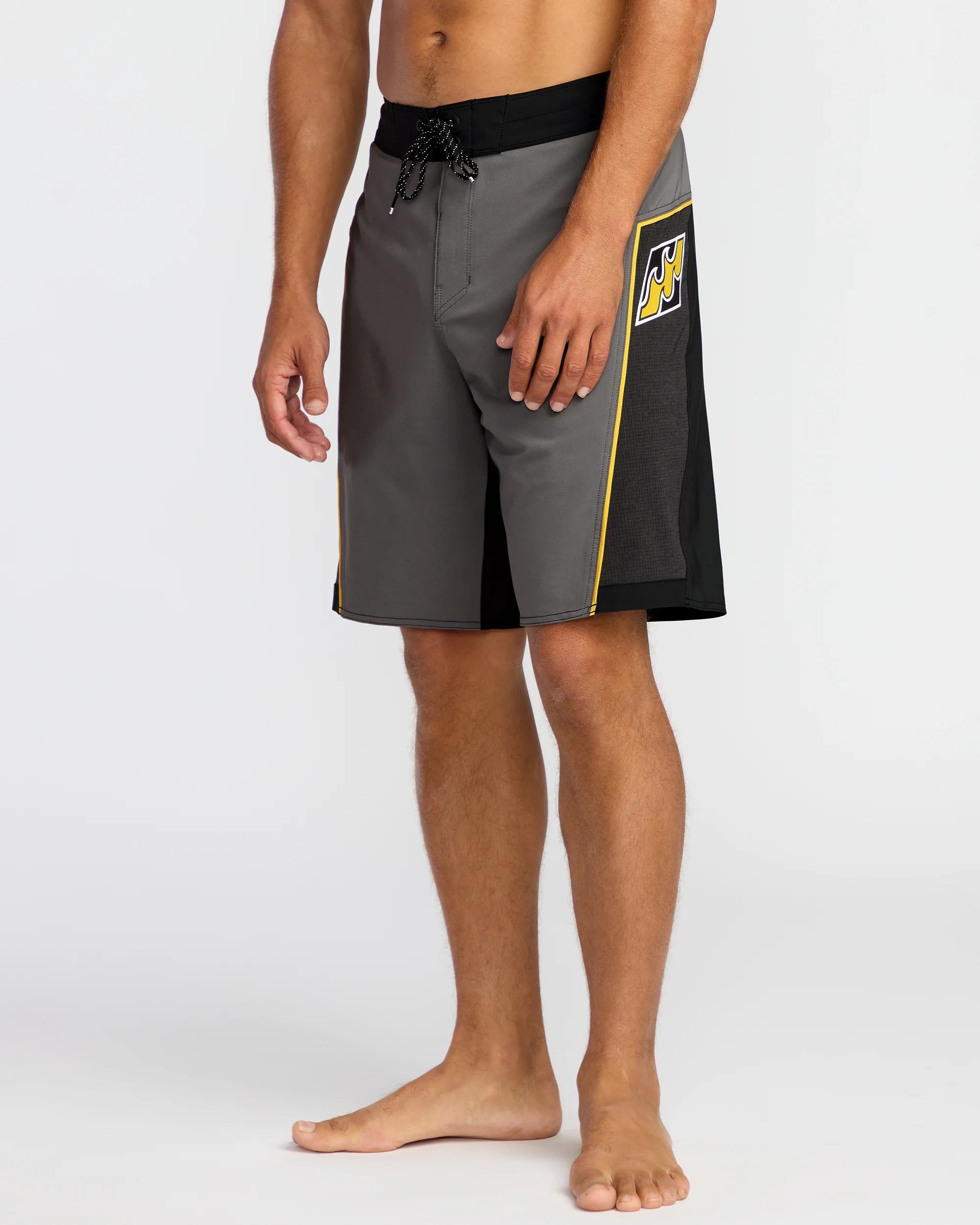 Straddie Pro Performance 20" Boardshorts - Pewter - Image 5