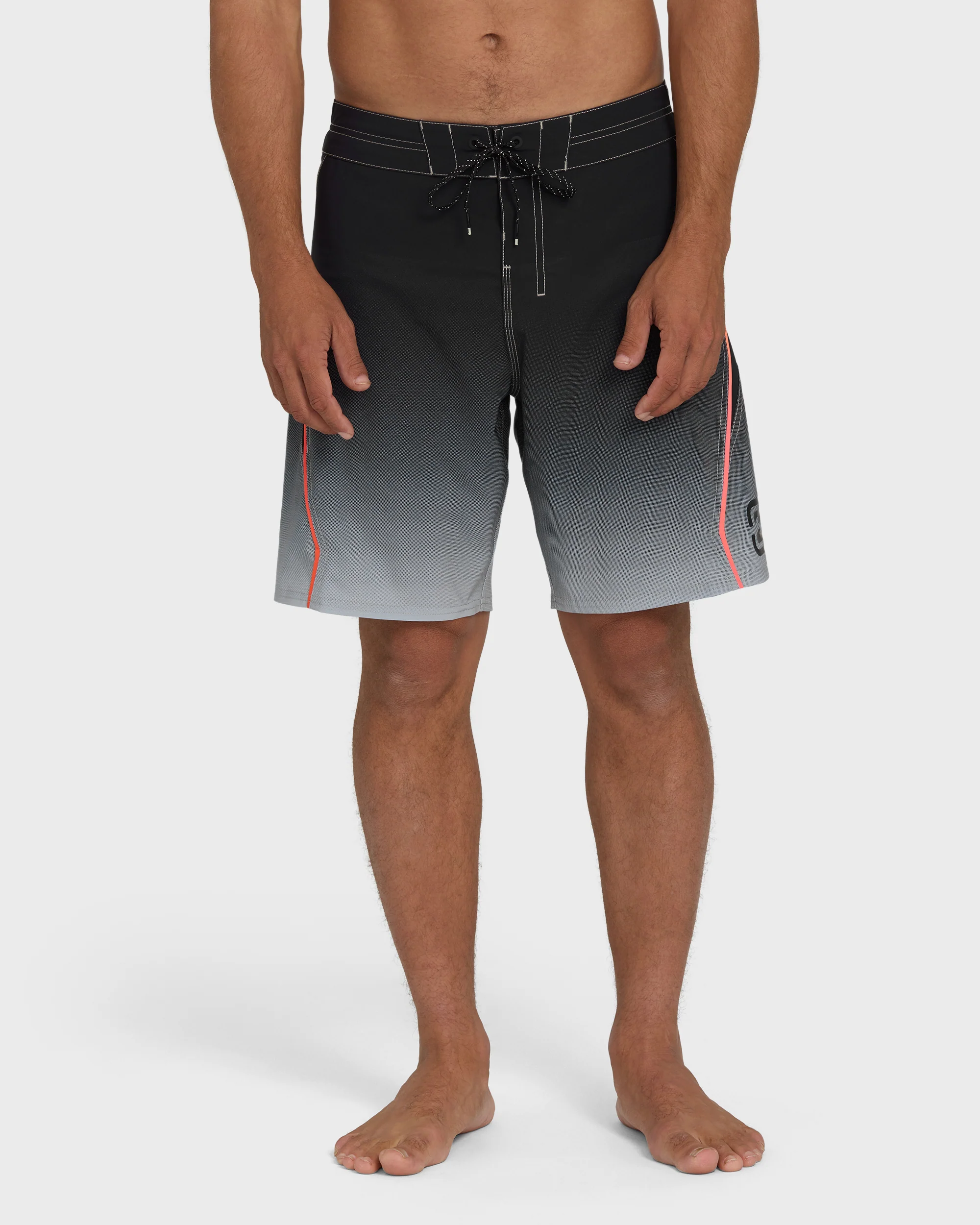 Straddie Pro 20" Boardshorts - Pewter